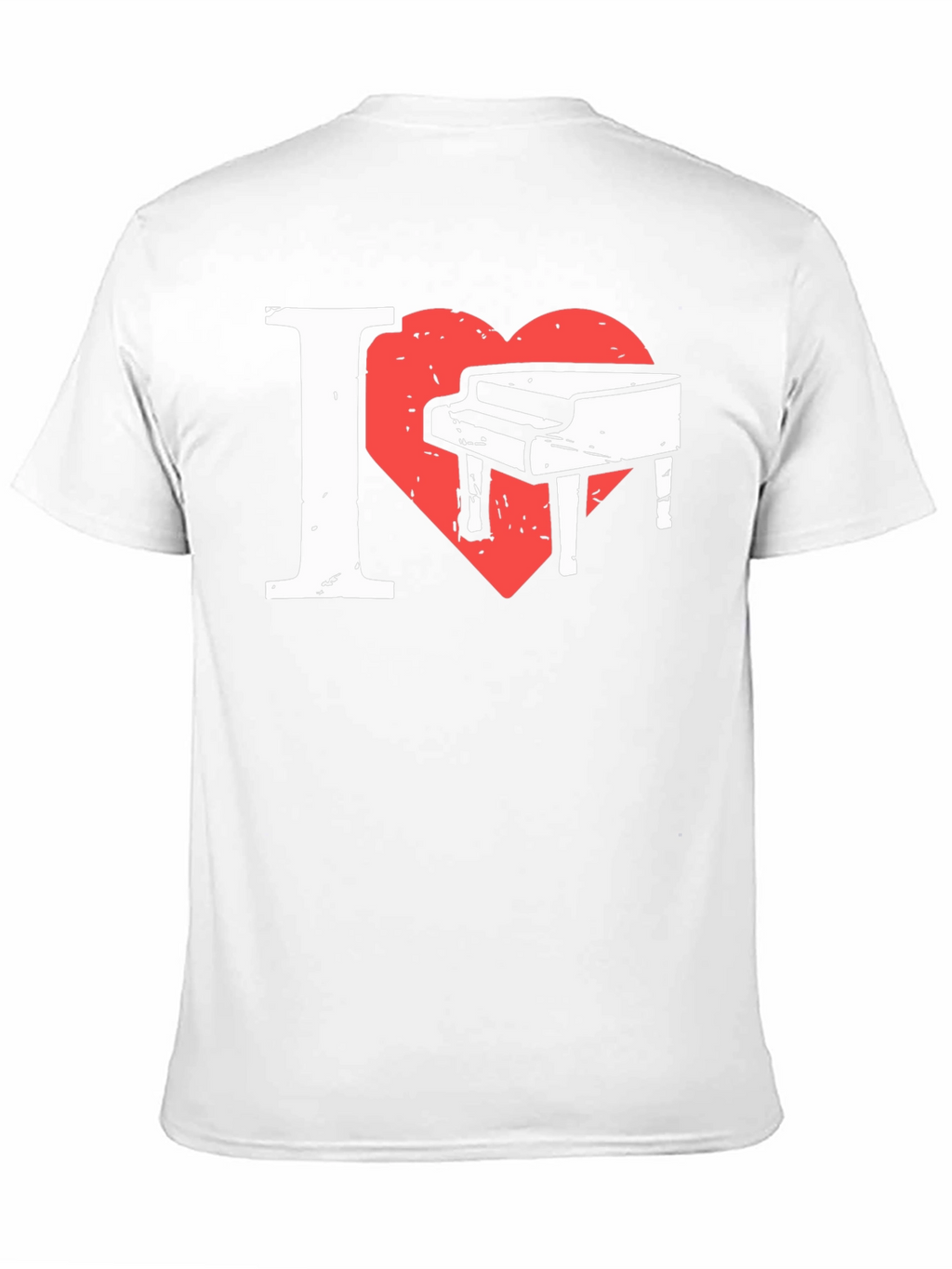 I Love Piano Graphic Tee