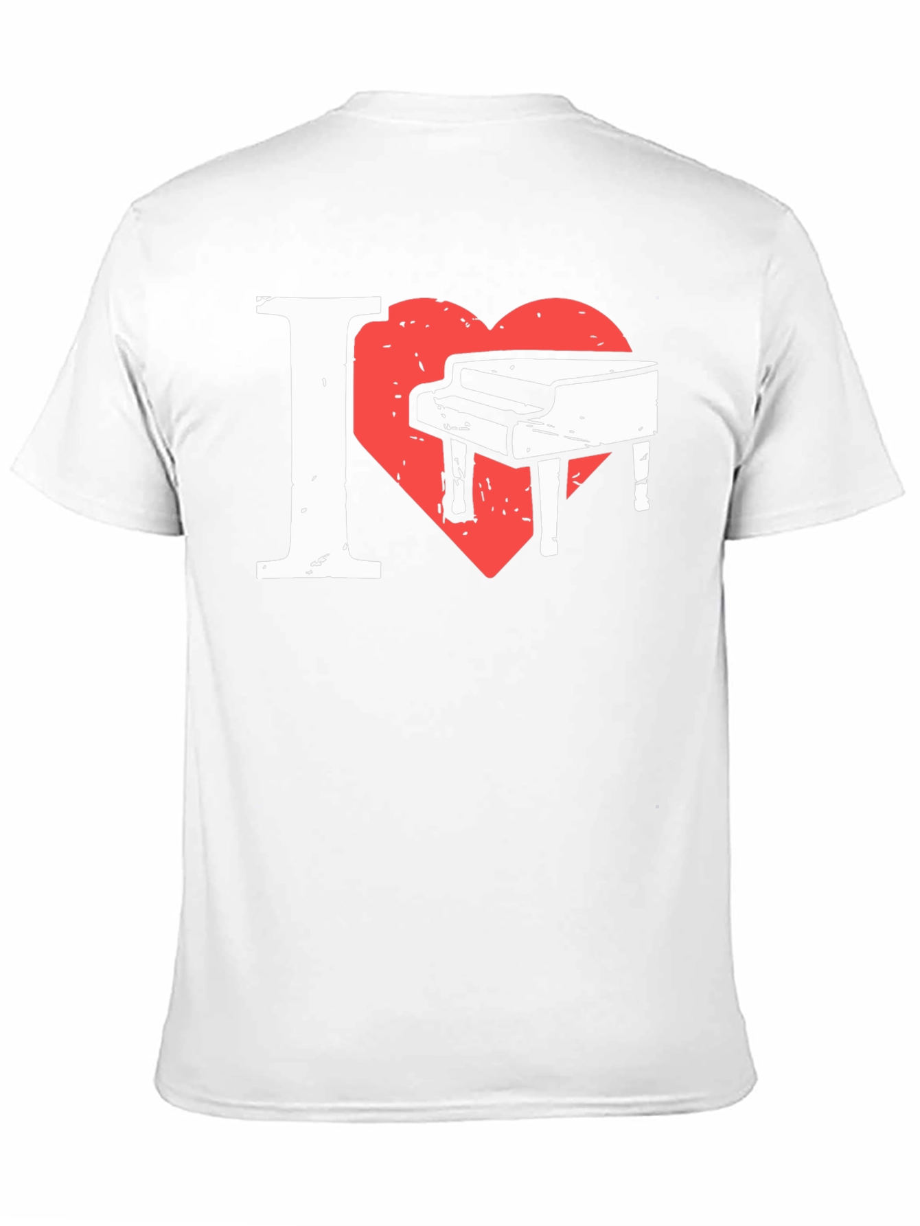 I Love Piano Graphic Tee