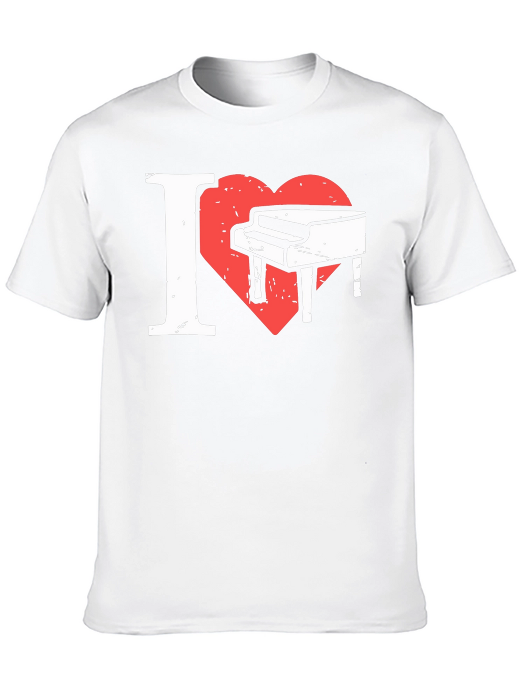 I Love Piano Graphic Tee