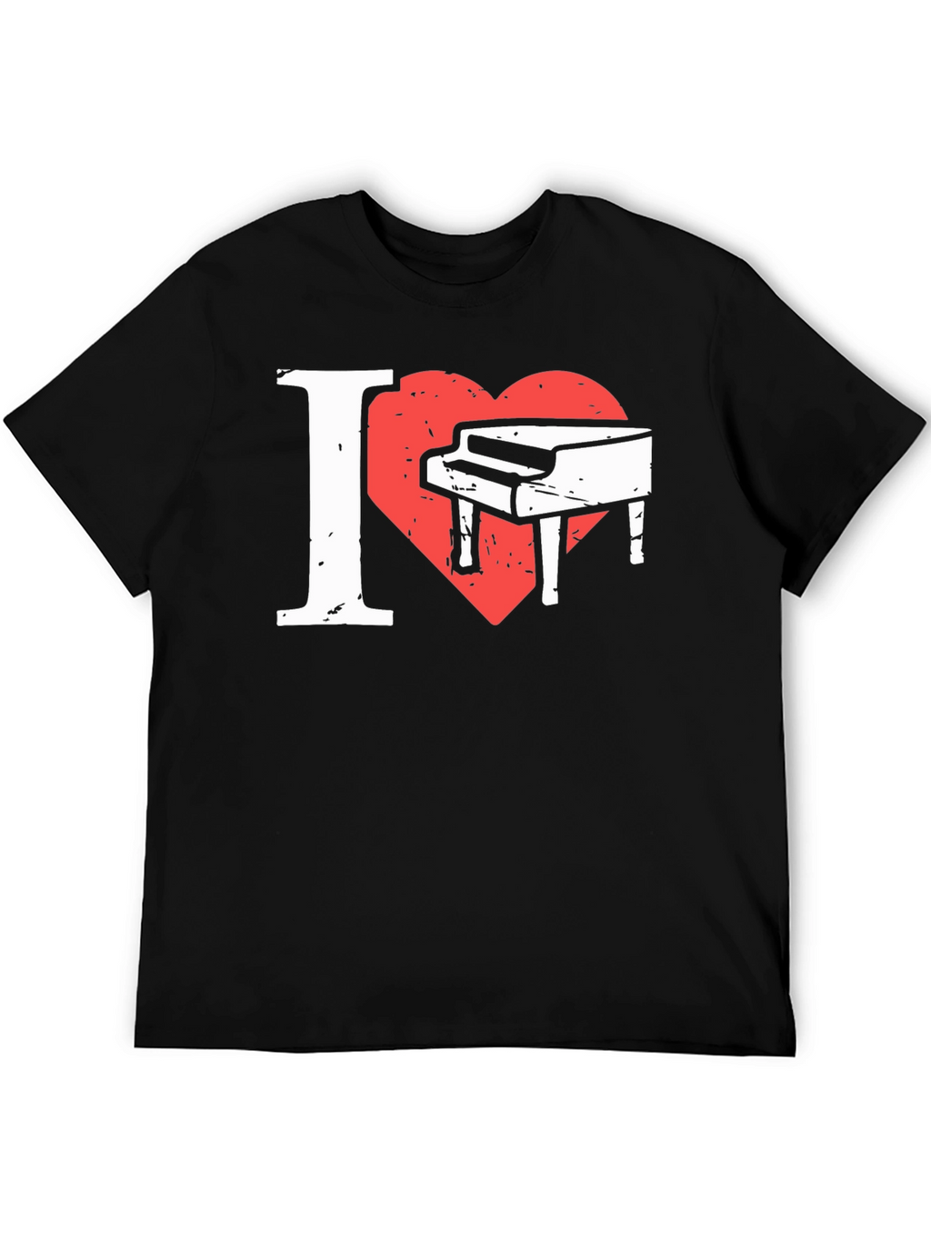 I Love Piano Graphic Tee