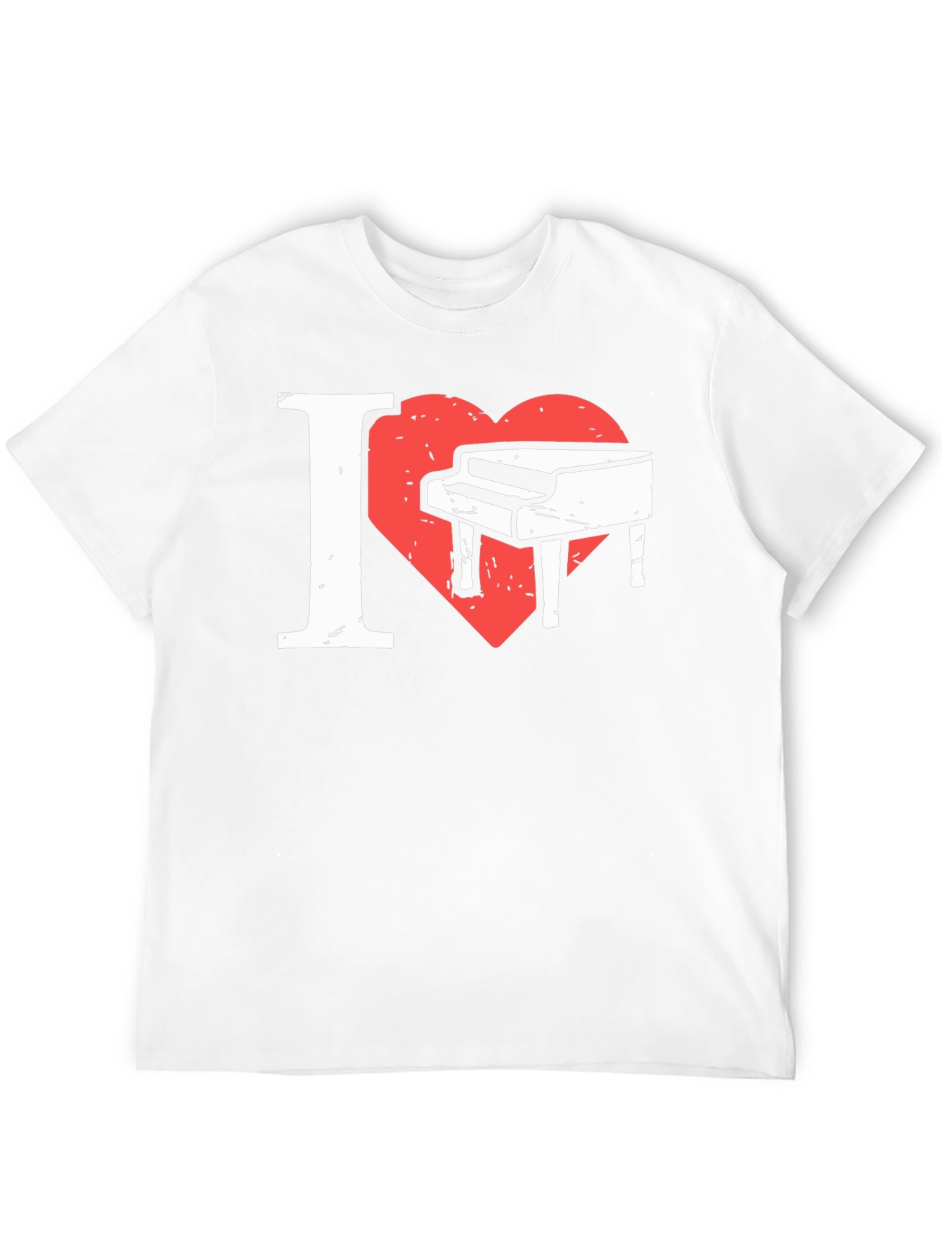 I Love Piano Graphic Tee