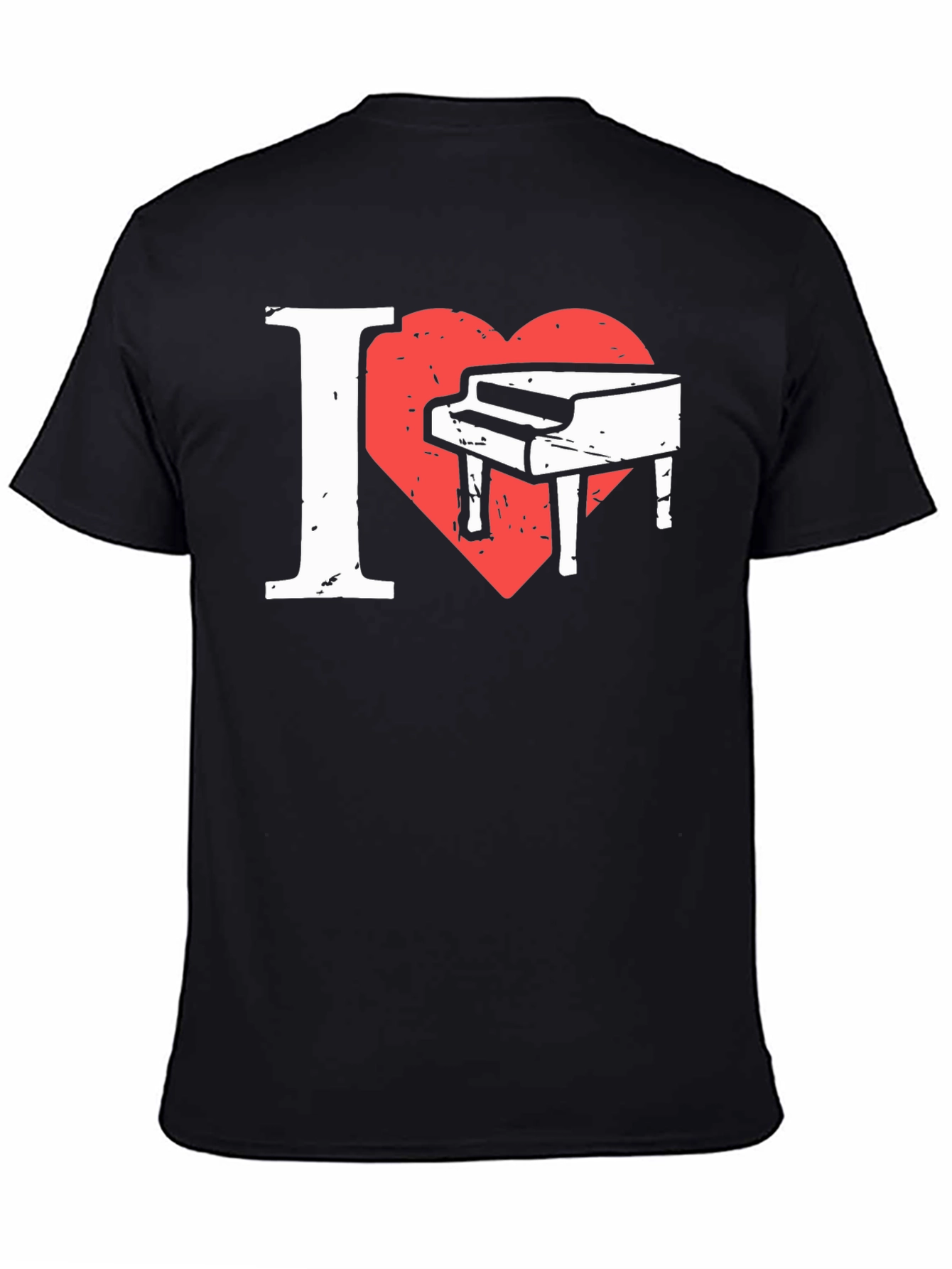 I Love Piano Graphic Tee