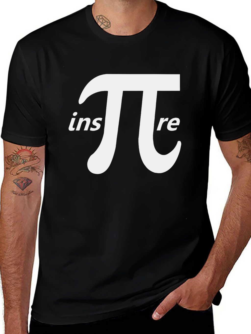 Inspire Pi Graphic Tee - Black Unisex