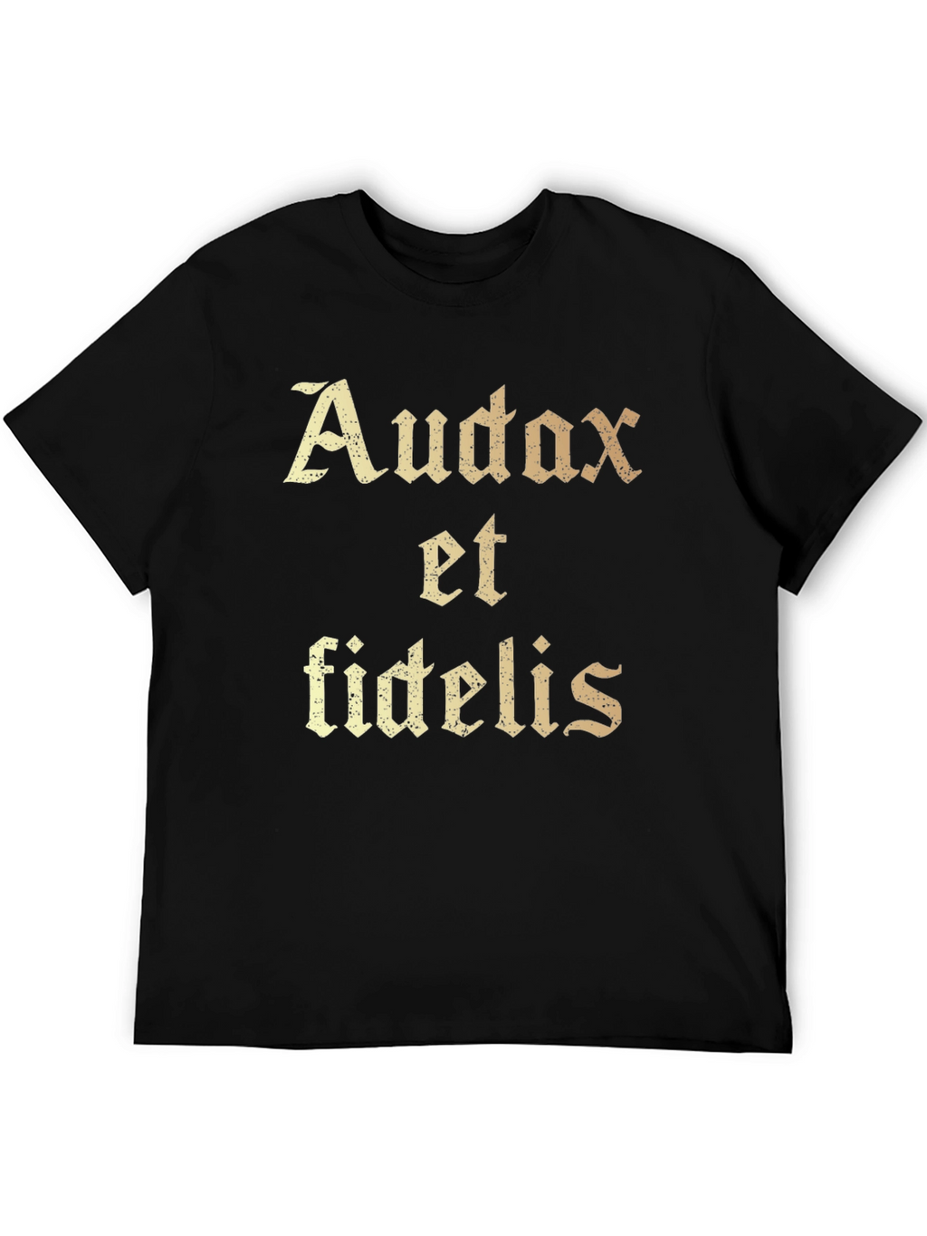 Audax et Fidelis Graphic T-Shirt - Black