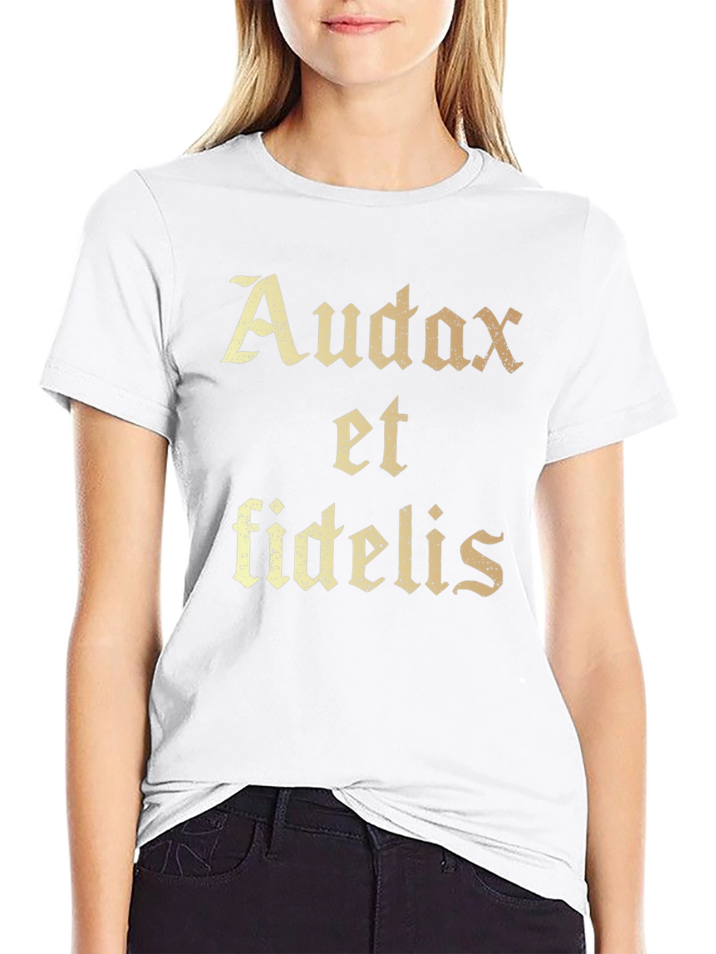 Audax et Fidelis Graphic T-Shirt - Black