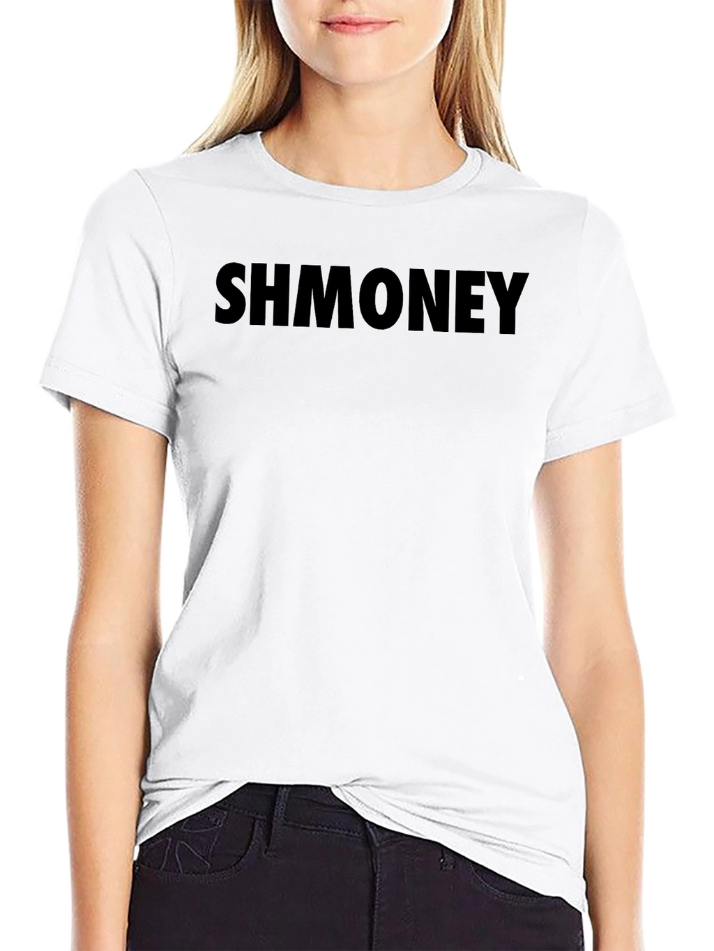 SHMONEY Black Graphic T-Shirt