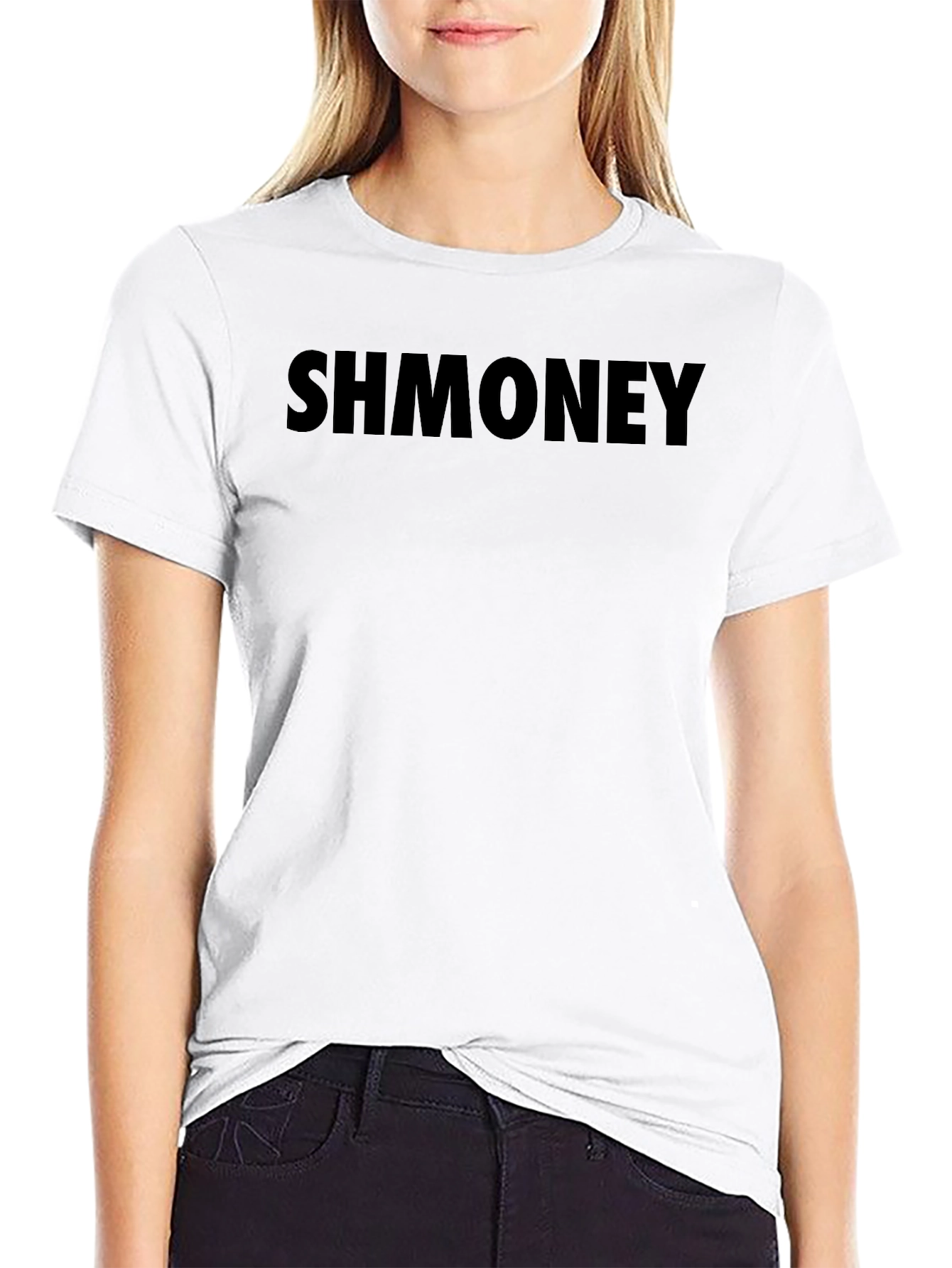 SHMONEY Black Graphic T-Shirt