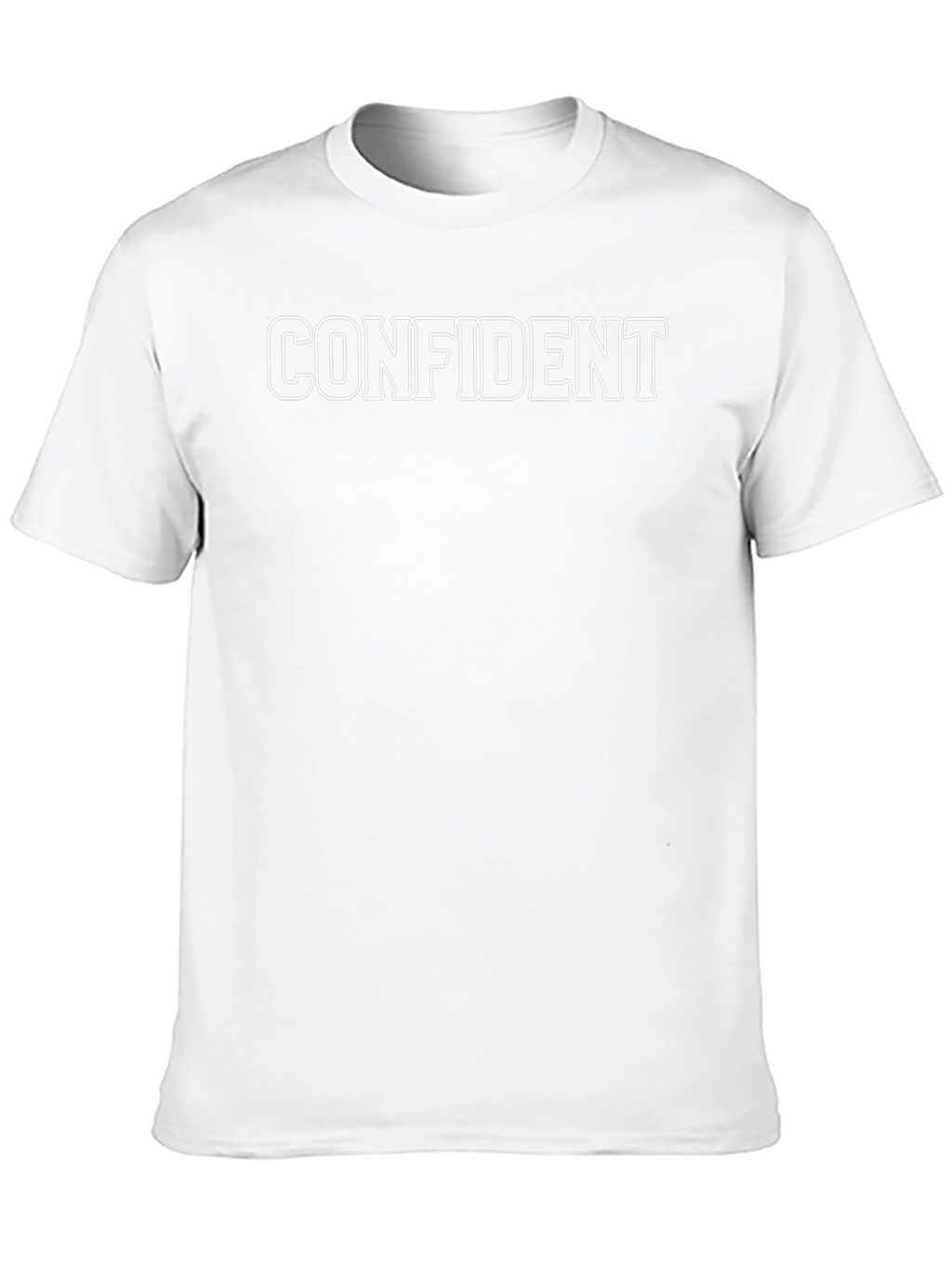 Confident Statement Tee - Black
