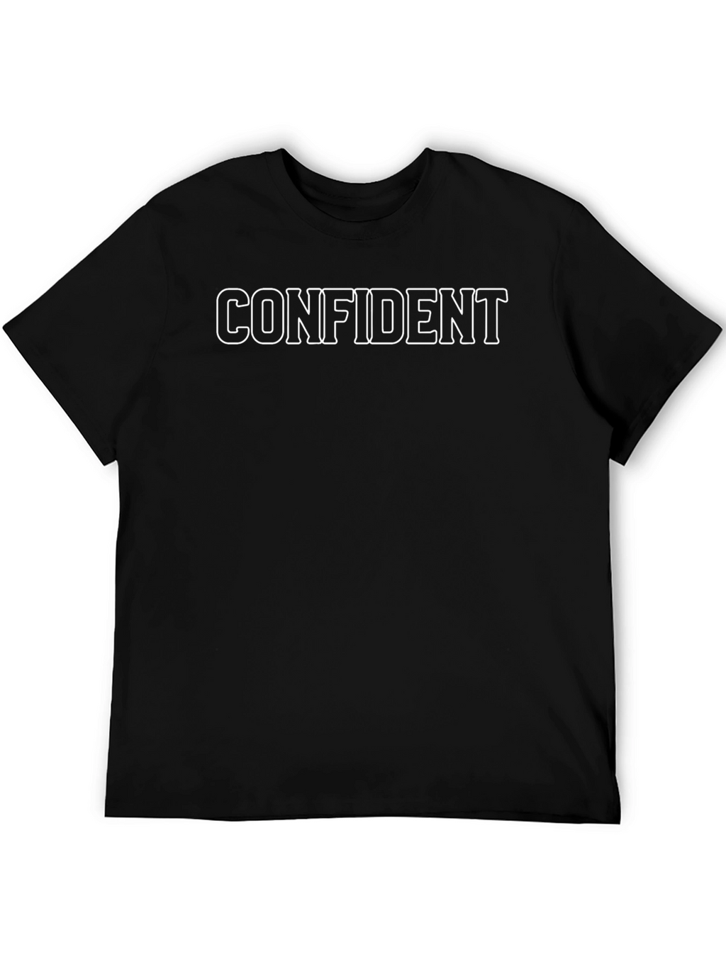 Confident Statement Tee - Black