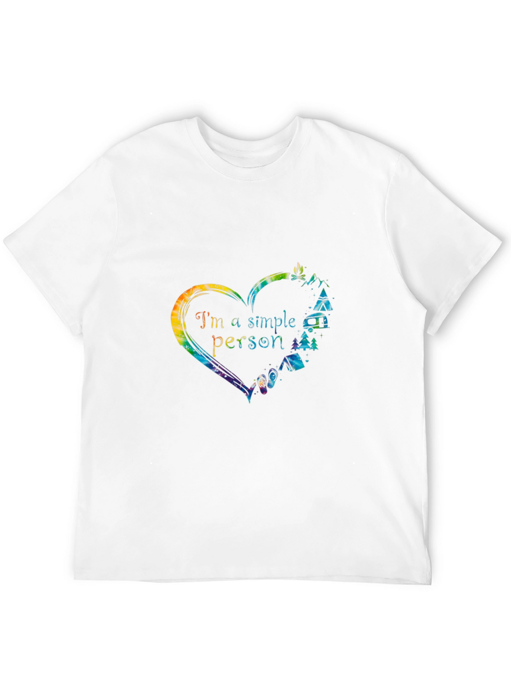 Im a Simple Person Camping Graphic T-Shirt