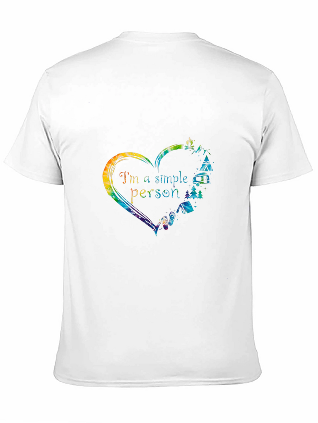 Im a Simple Person Camping Graphic T-Shirt