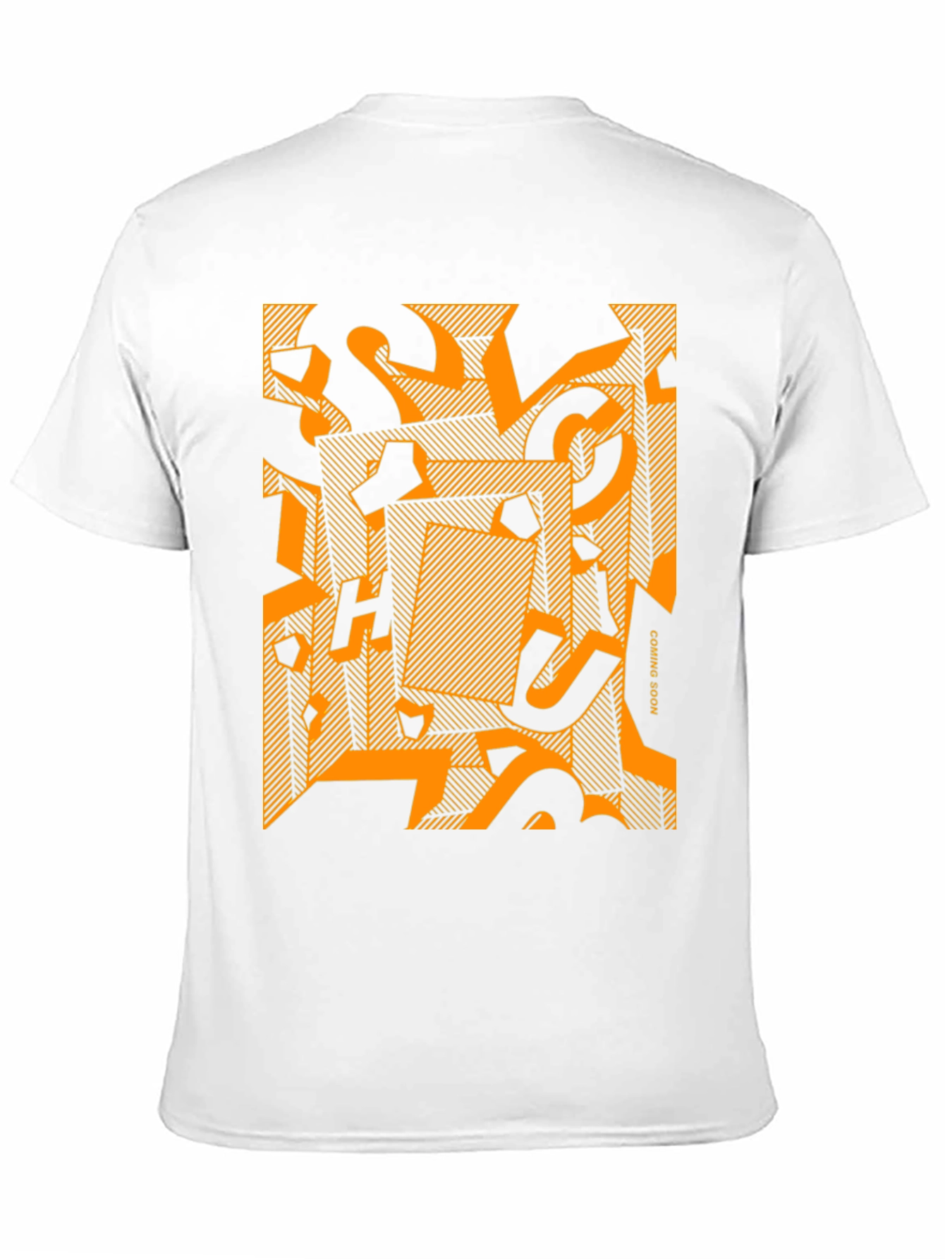 Abstract Graphic Print Crew Neck T-Shirt