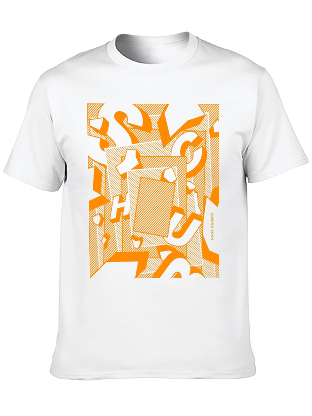 Abstract Graphic Print Crew Neck T-Shirt