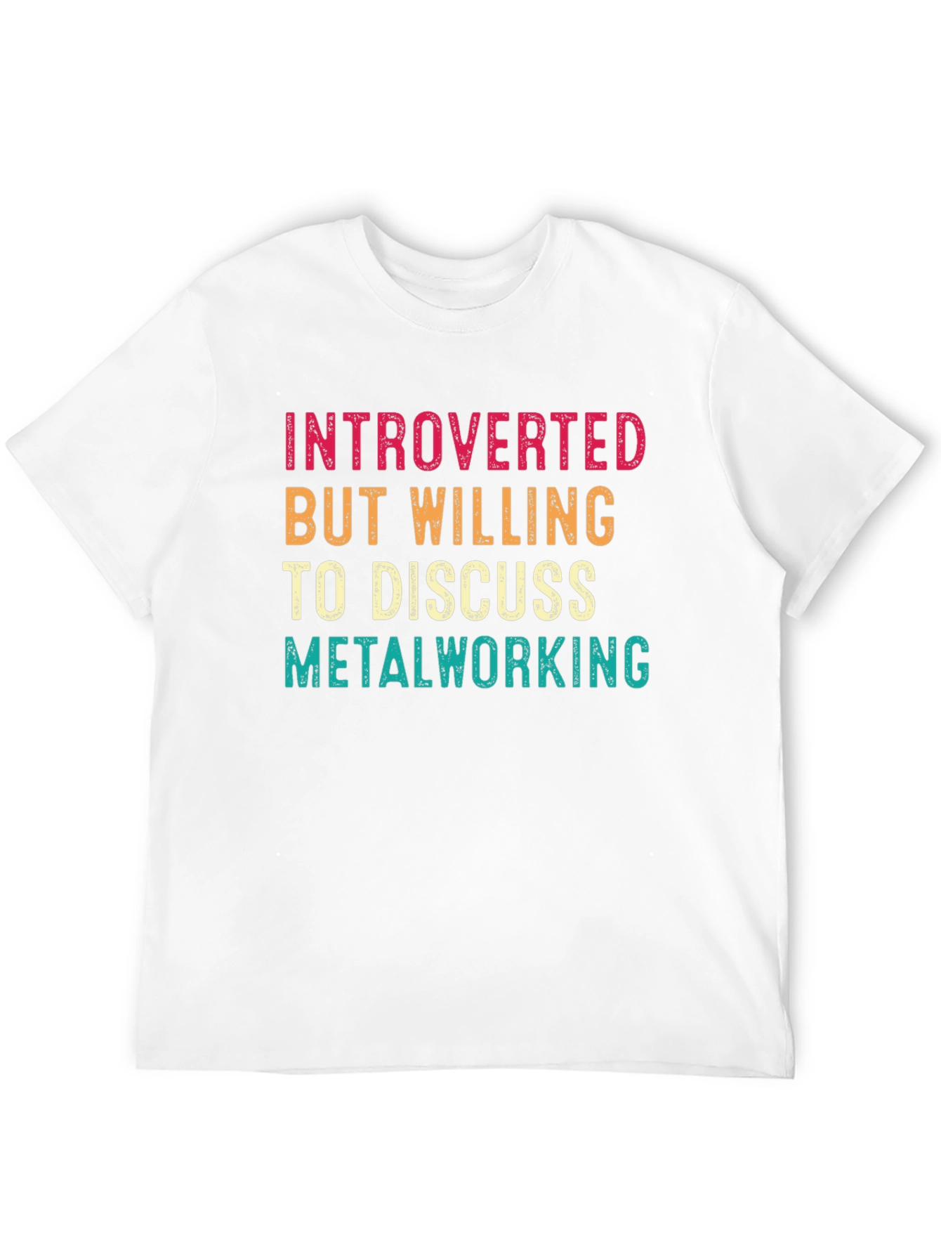 Introverted Metalworking T-Shirt - Black Cotton Tee
