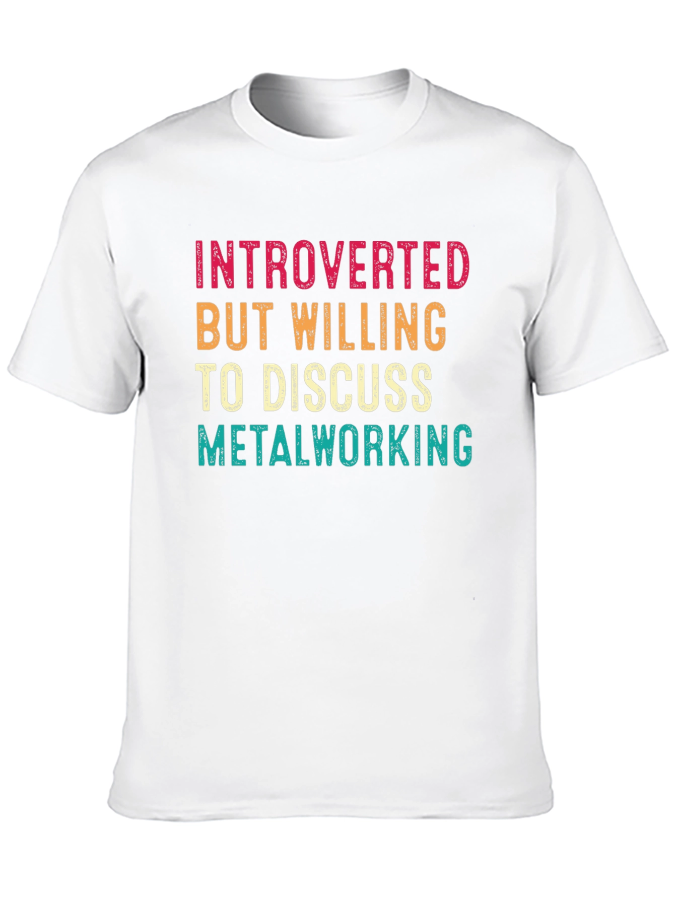 Introverted Metalworking T-Shirt - Black Cotton Tee