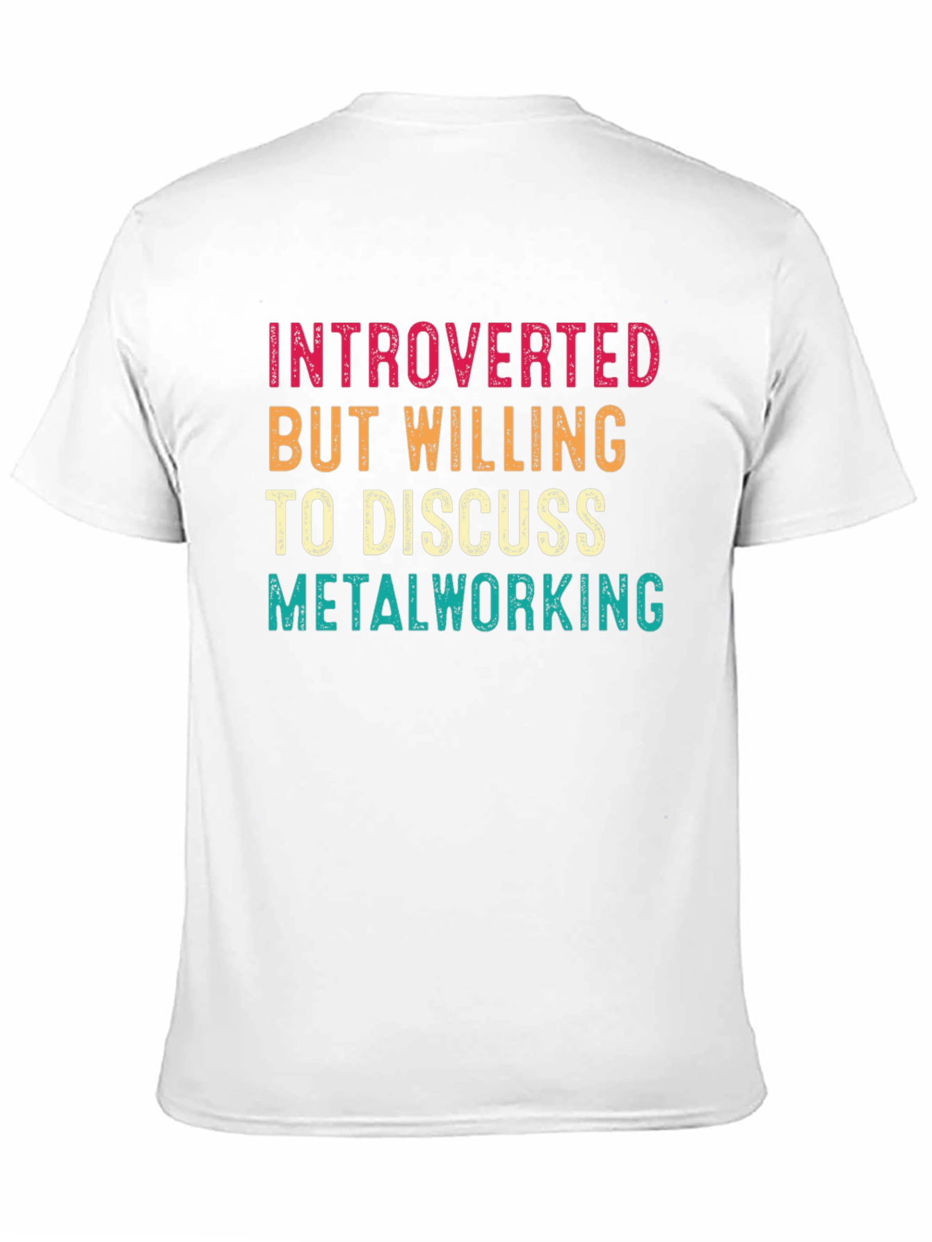 Introverted Metalworking T-Shirt - Black Cotton Tee