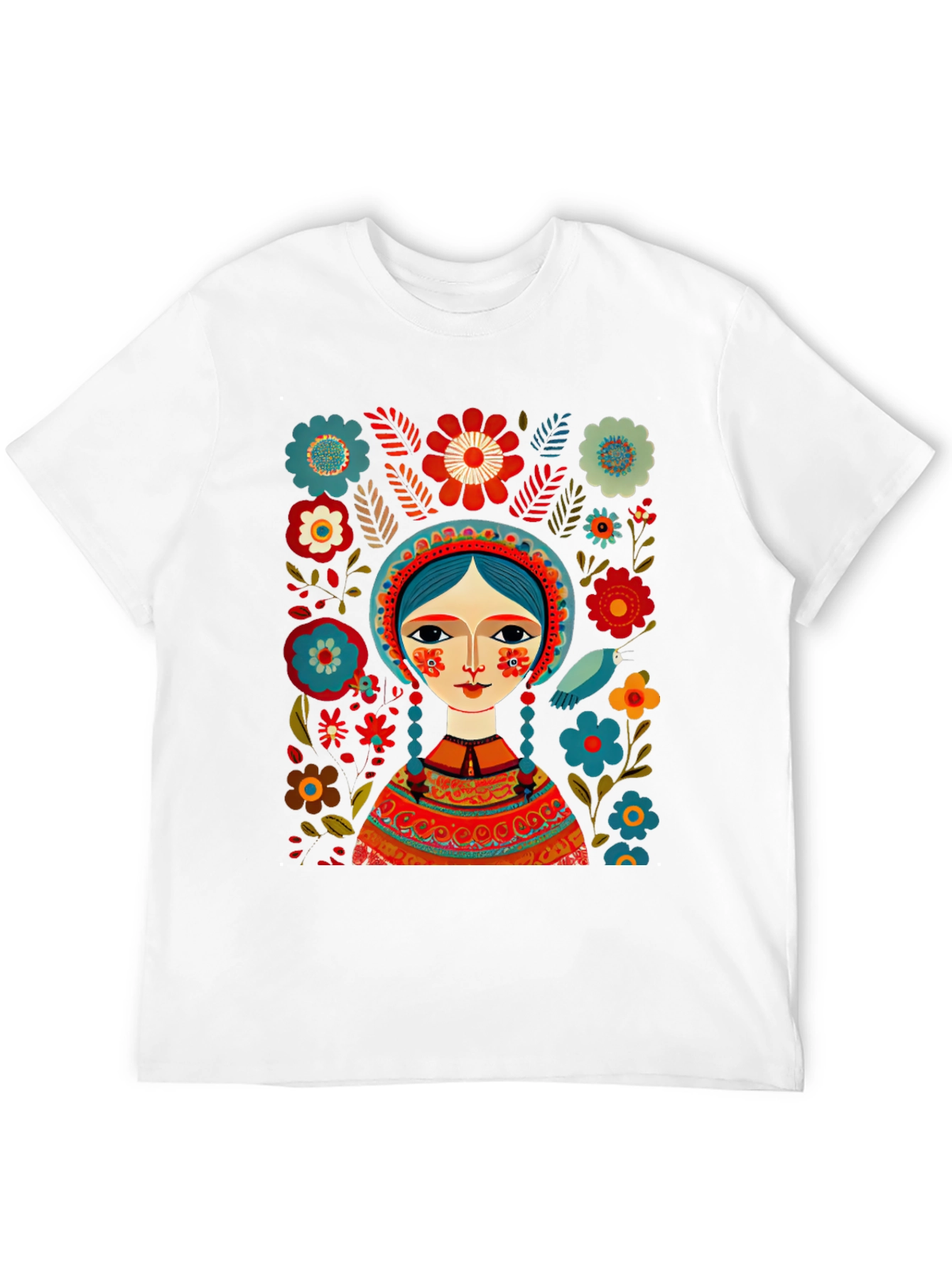 Folklore Art Black T-Shirt