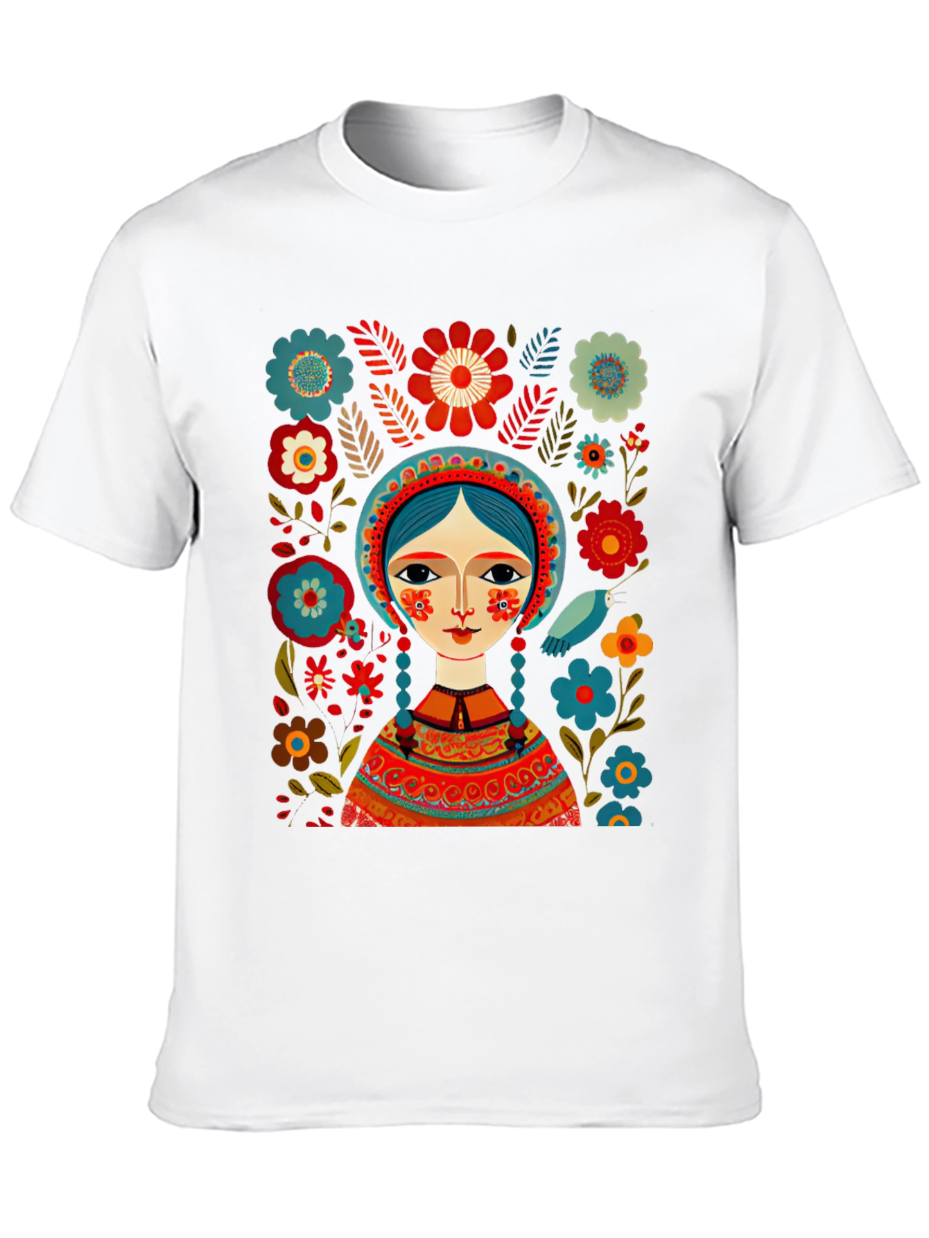 Folklore Art Black T-Shirt