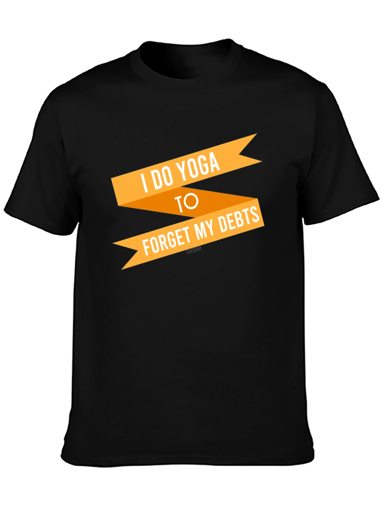 Yoga Debt Funny Graphic T-Shirt