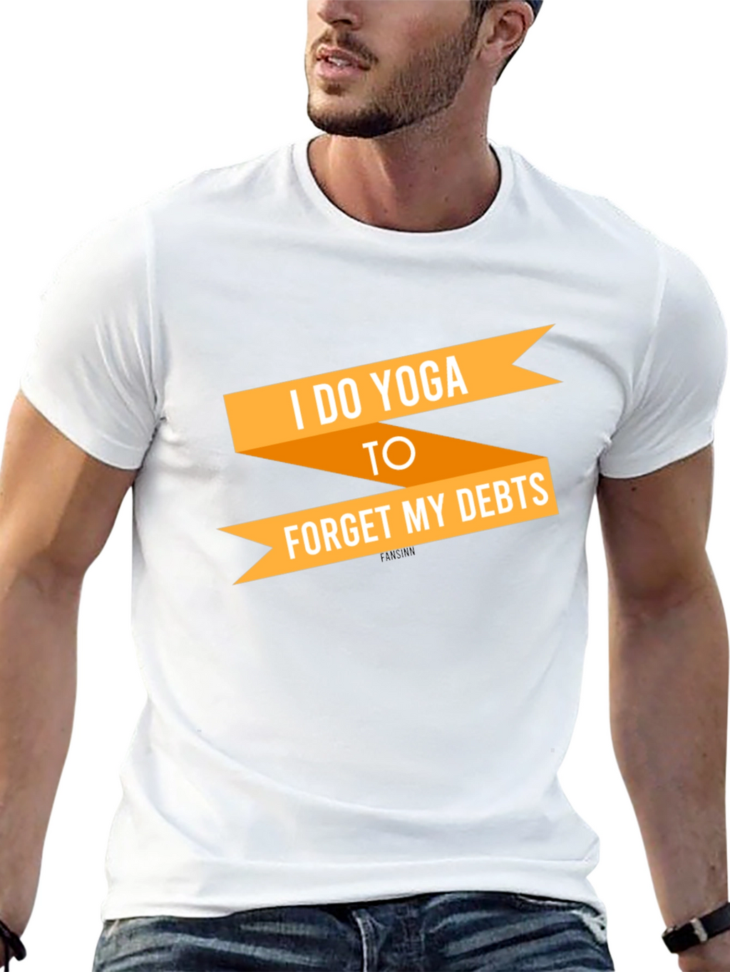 Yoga Debt Funny Graphic T-Shirt