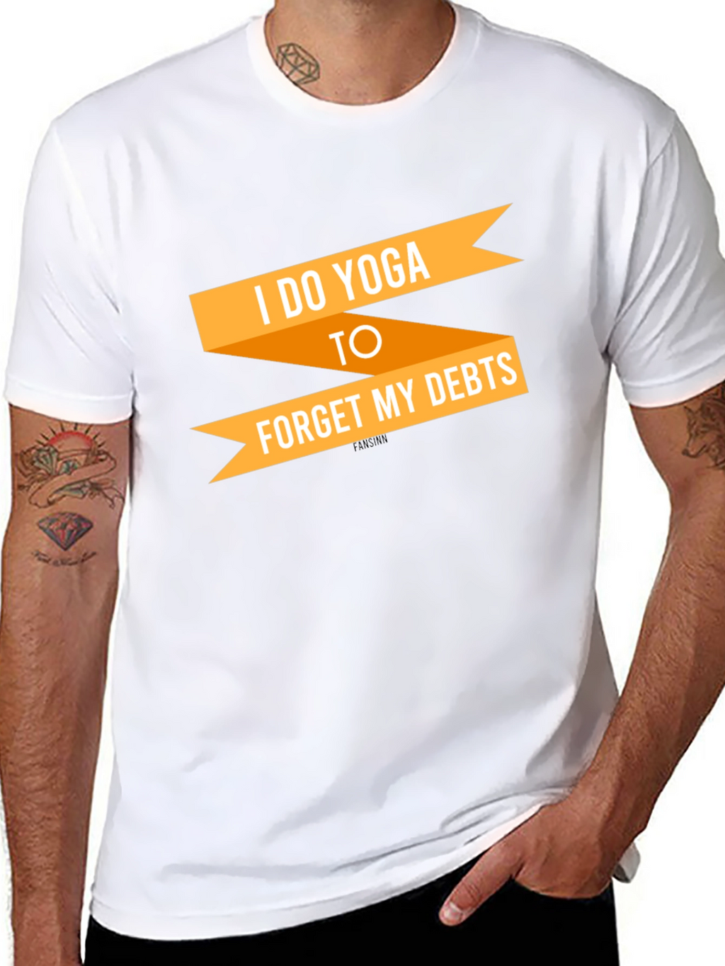 Yoga Debt Funny Graphic T-Shirt