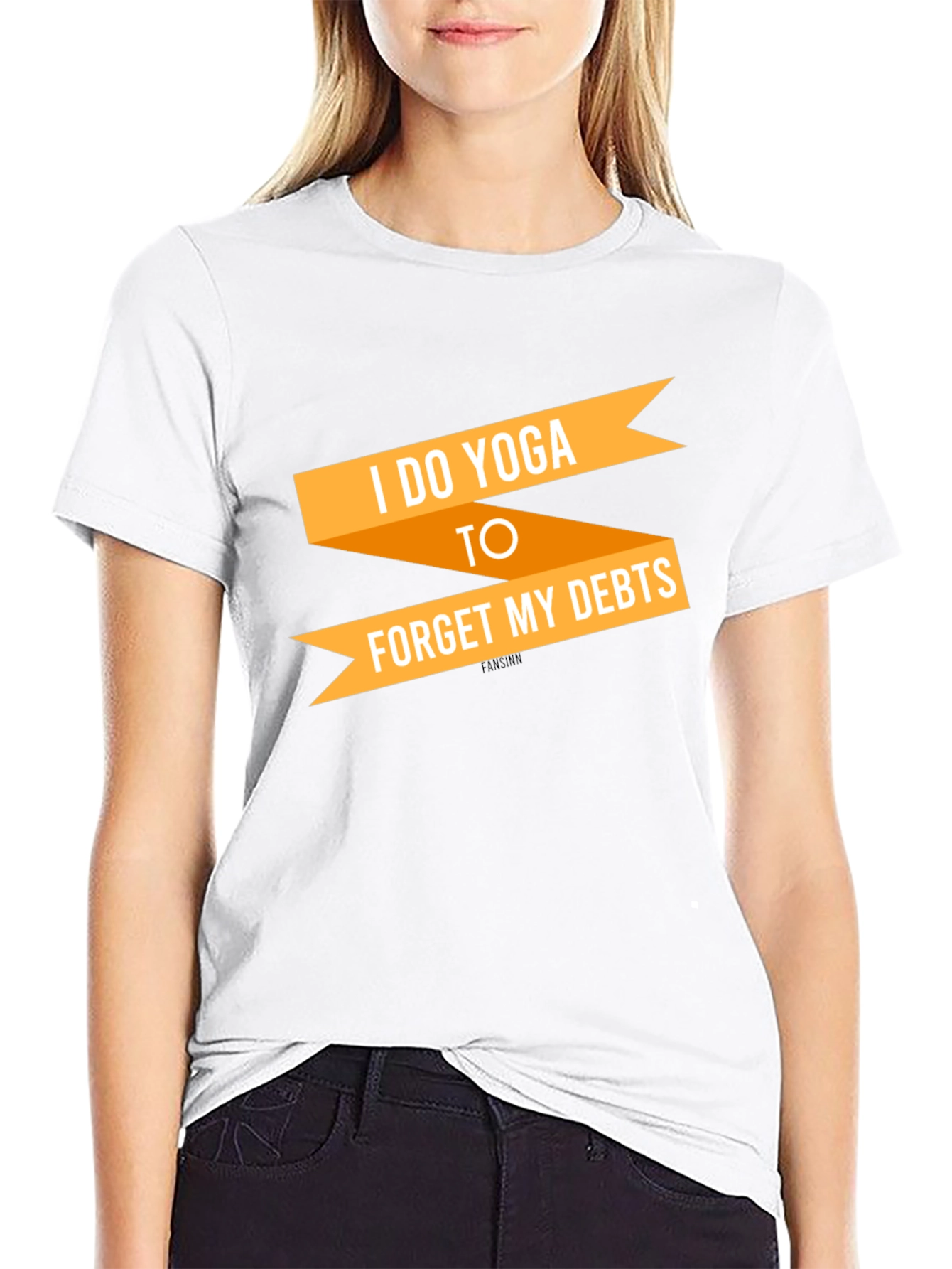 Yoga Debt Funny Graphic T-Shirt