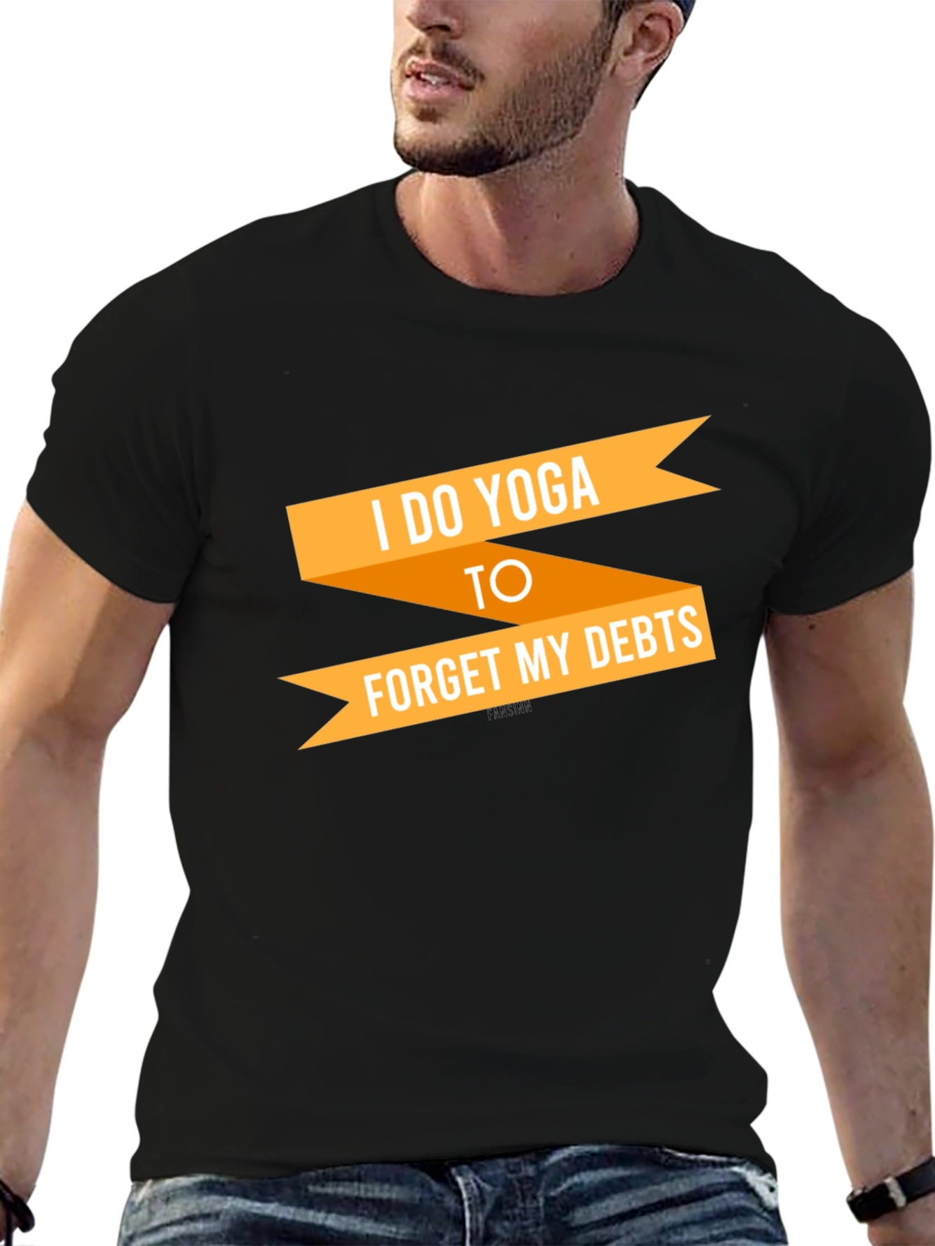 Yoga Debt Funny Graphic T-Shirt