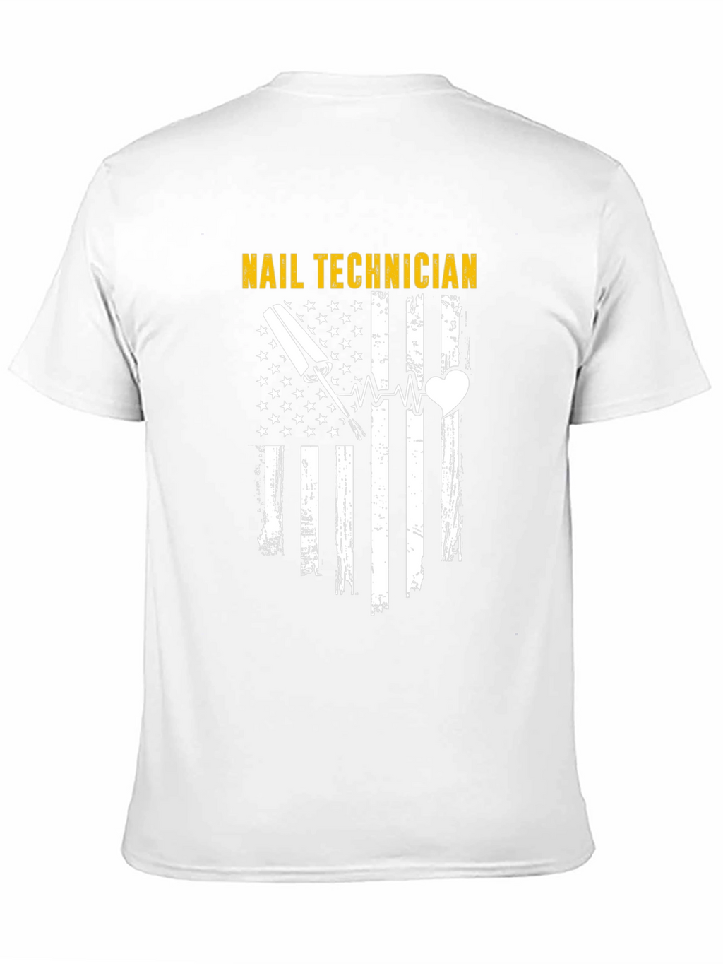 Nail Technician American Flag T-Shirt