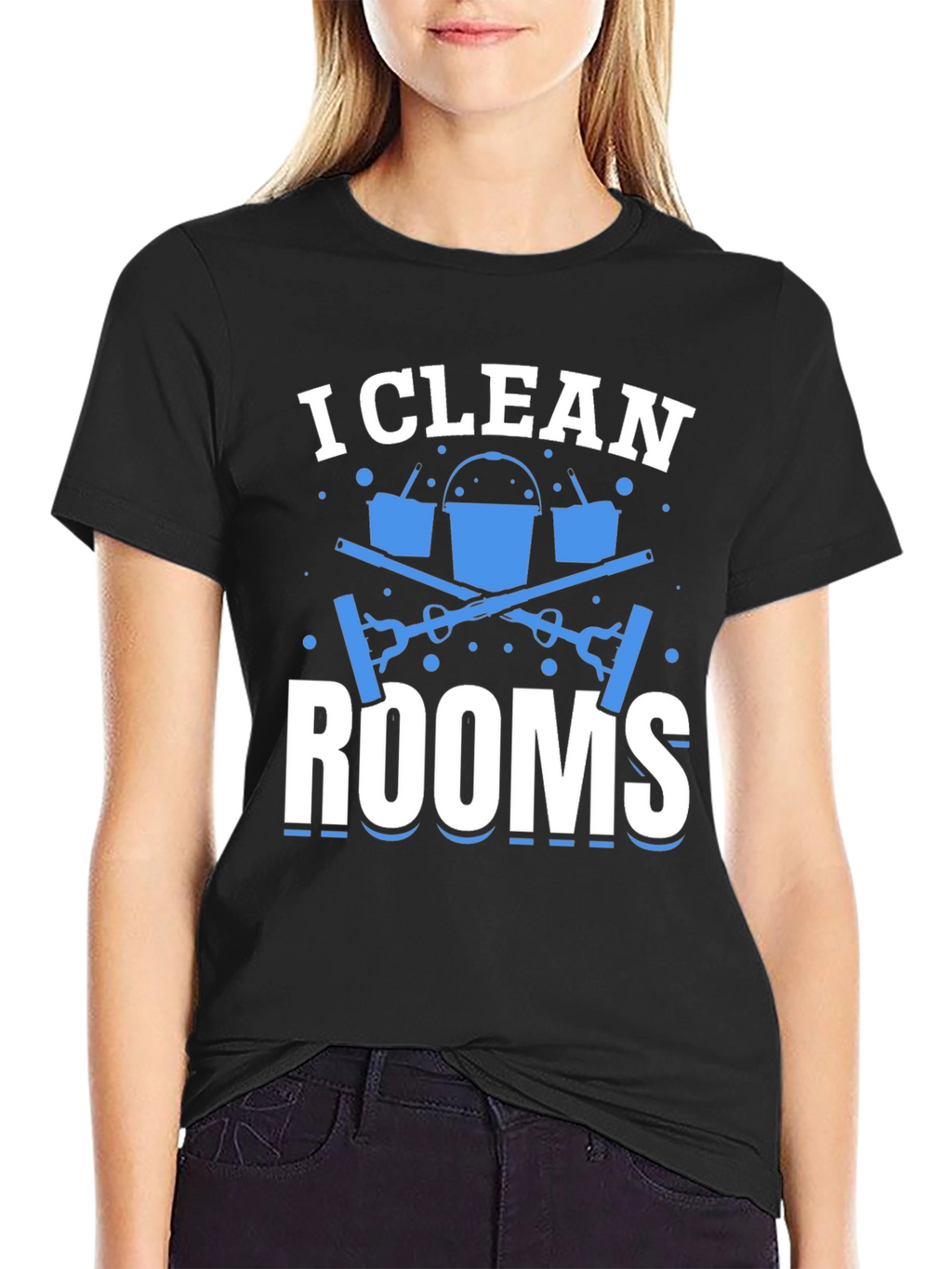 I Clean Rooms Graphic T-Shirt - Cleaning Crew Apparel