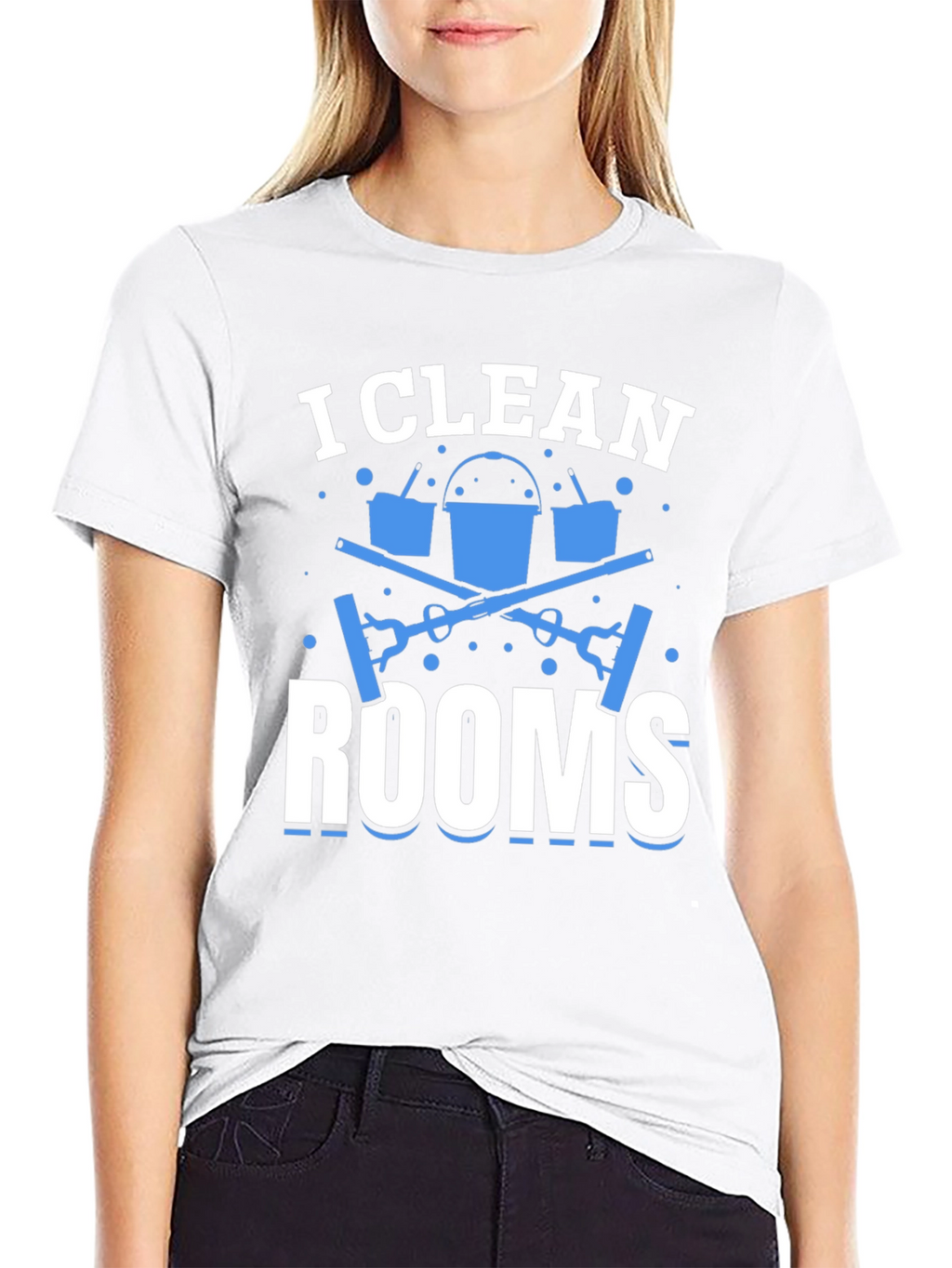 I Clean Rooms Graphic T-Shirt - Cleaning Crew Apparel