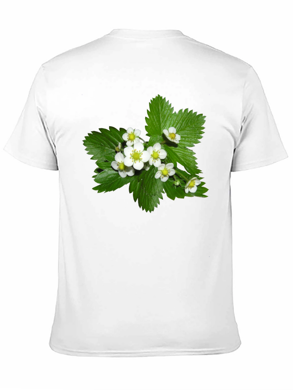 Floral Black T-Shirt - Botanical Style