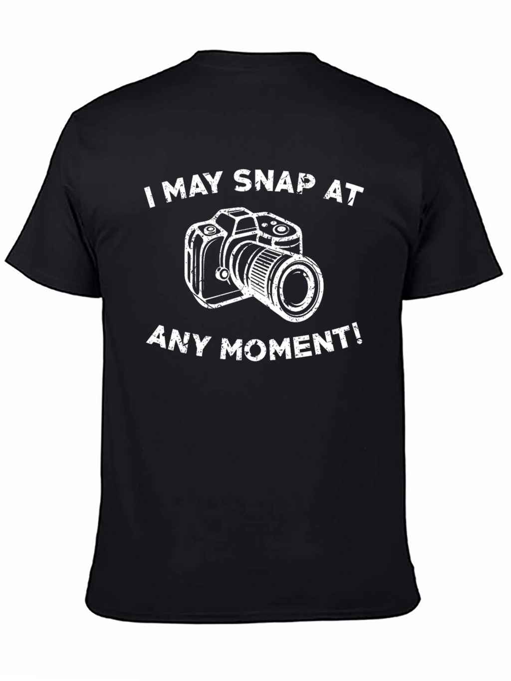 I May Snap At Any Moment Black T-Shirt