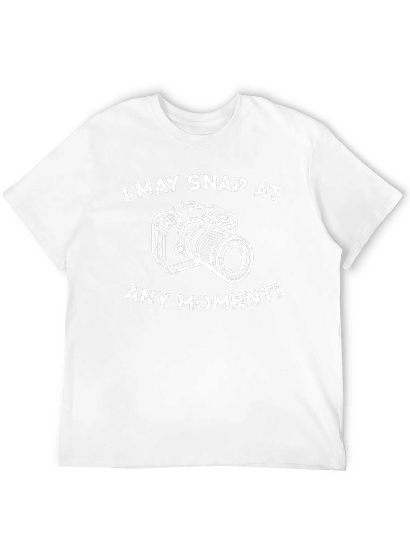 I May Snap At Any Moment Black T-Shirt