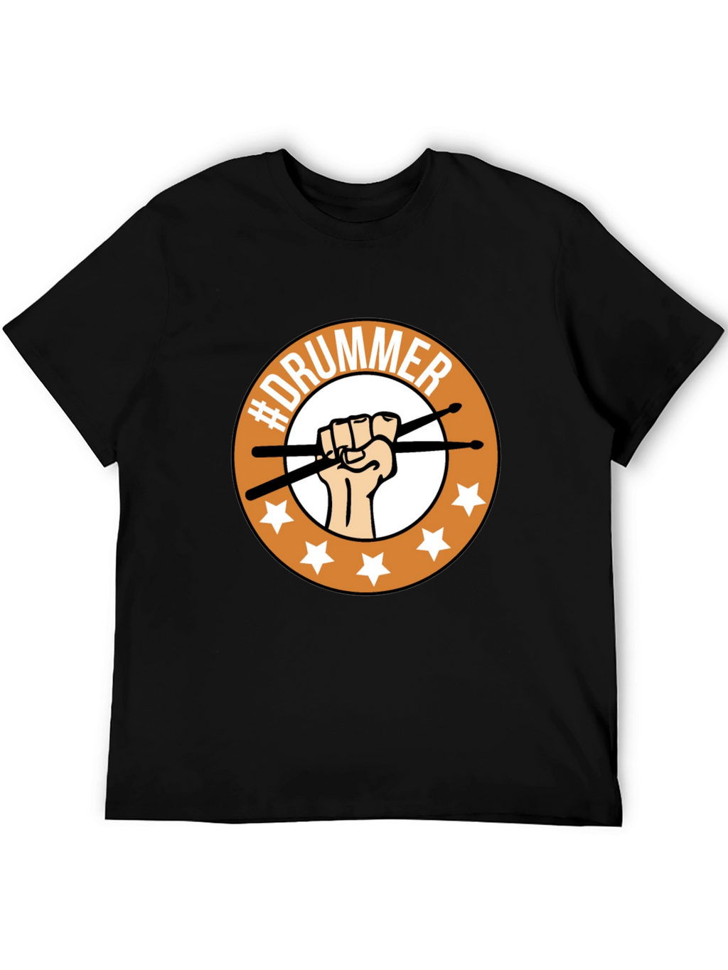 Drummer T-Shirt - Fist & Sticks Graphic Tee