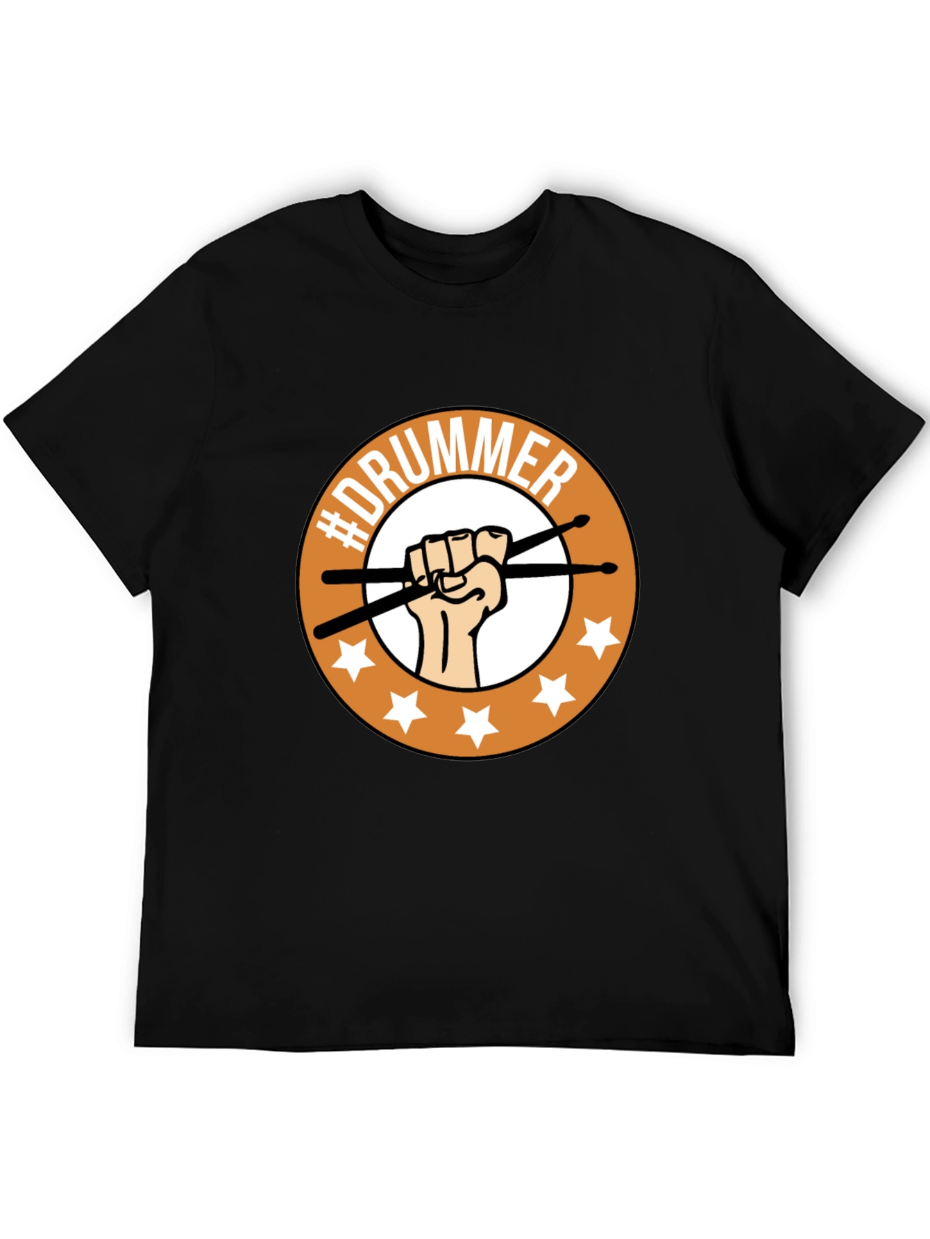 Drummer T-Shirt - Fist & Sticks Graphic Tee