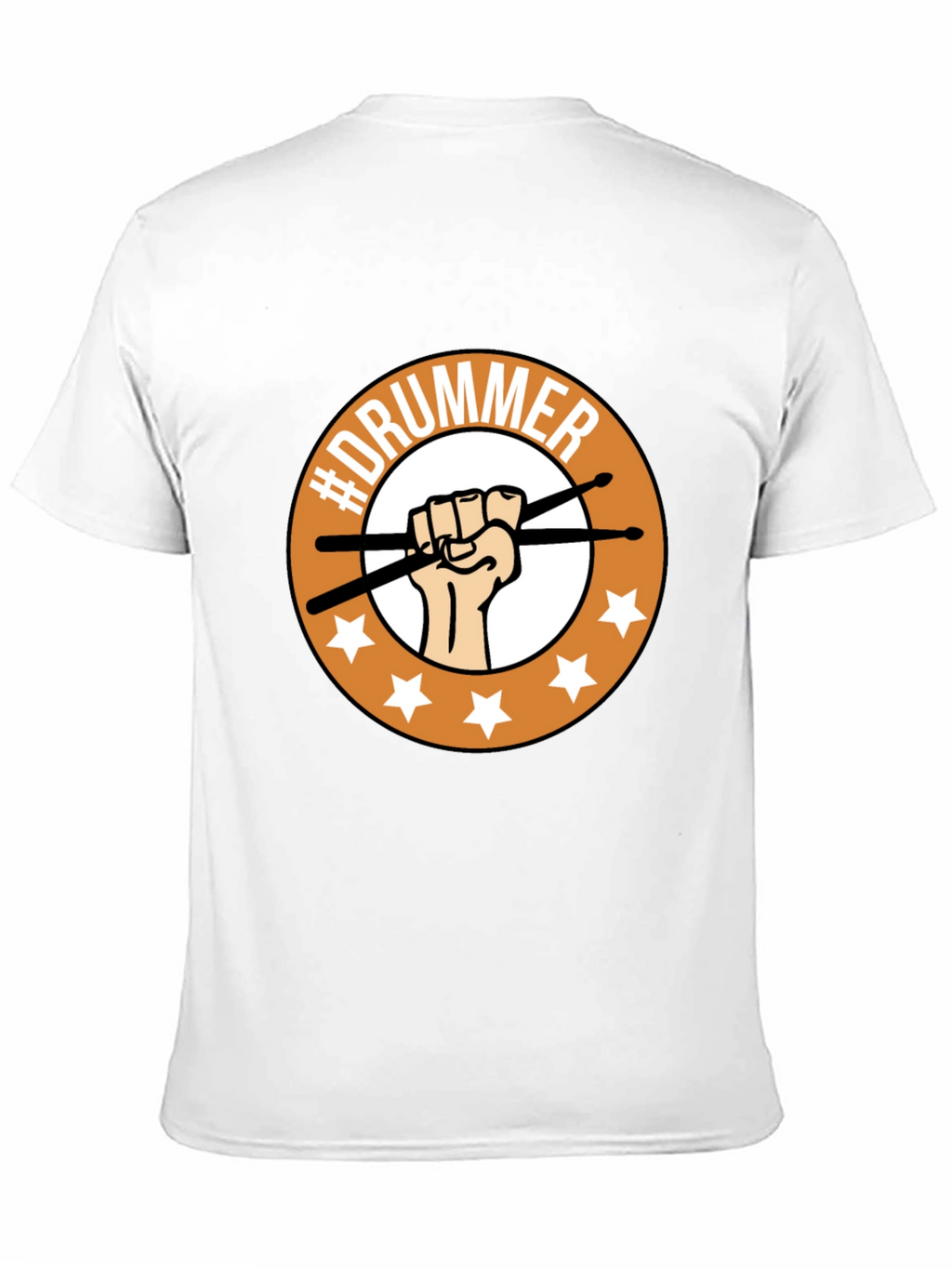 Drummer T-Shirt - Fist & Sticks Graphic Tee