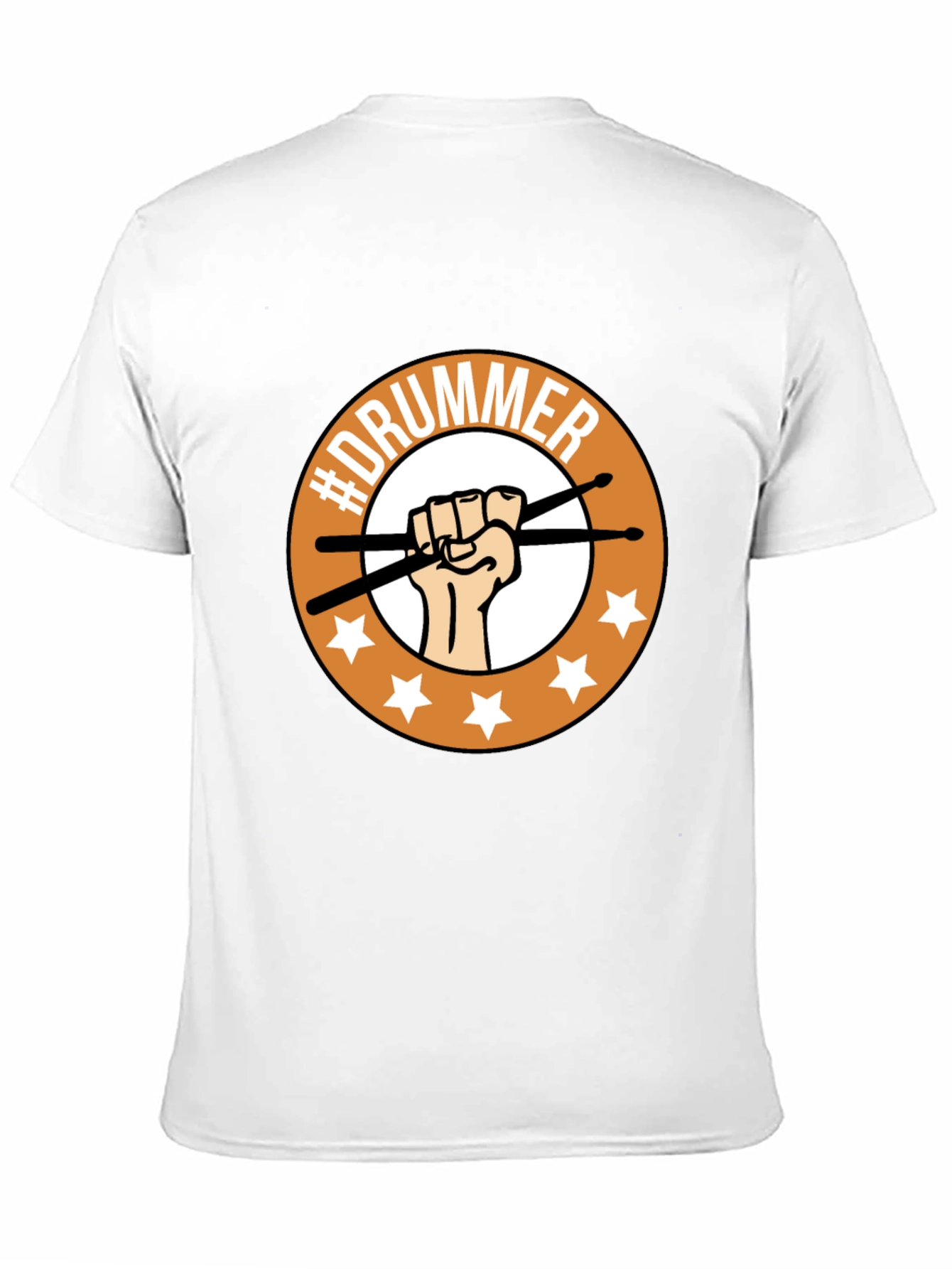 Drummer T-Shirt - Fist & Sticks Graphic Tee