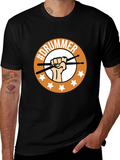 Drummer T-Shirt - Fist & Sticks Graphic Tee