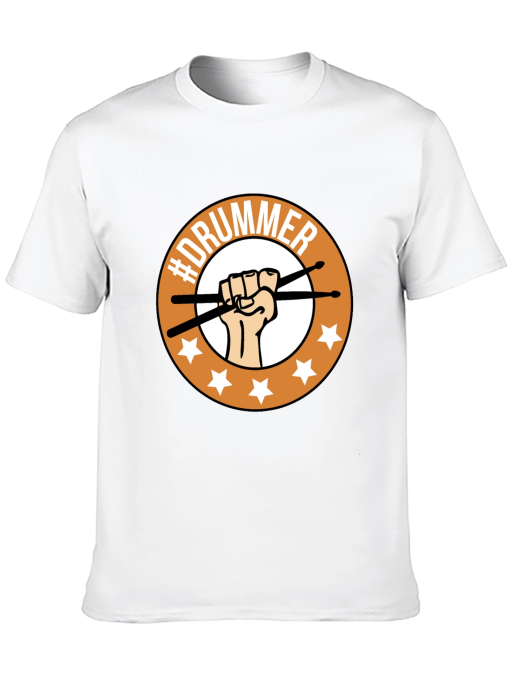 Drummer T-Shirt - Fist & Sticks Graphic Tee