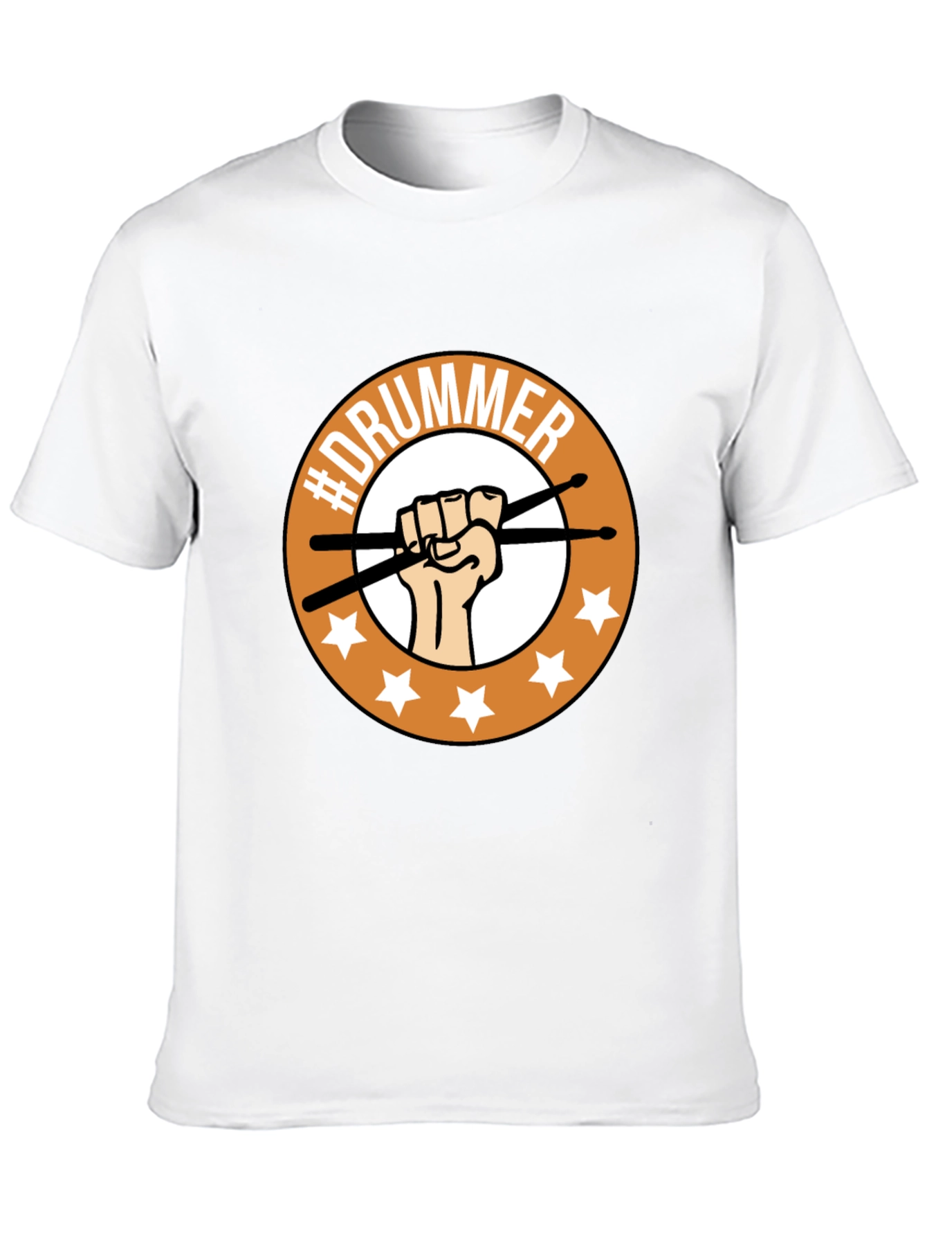 Drummer T-Shirt - Fist & Sticks Graphic Tee