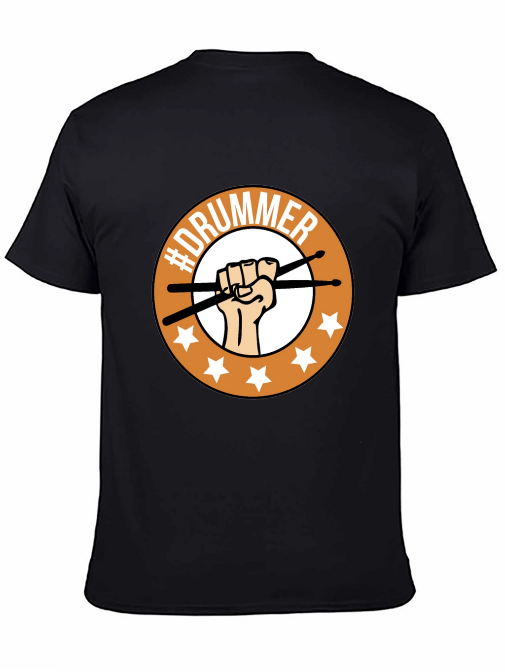 Drummer T-Shirt - Fist & Sticks Graphic Tee