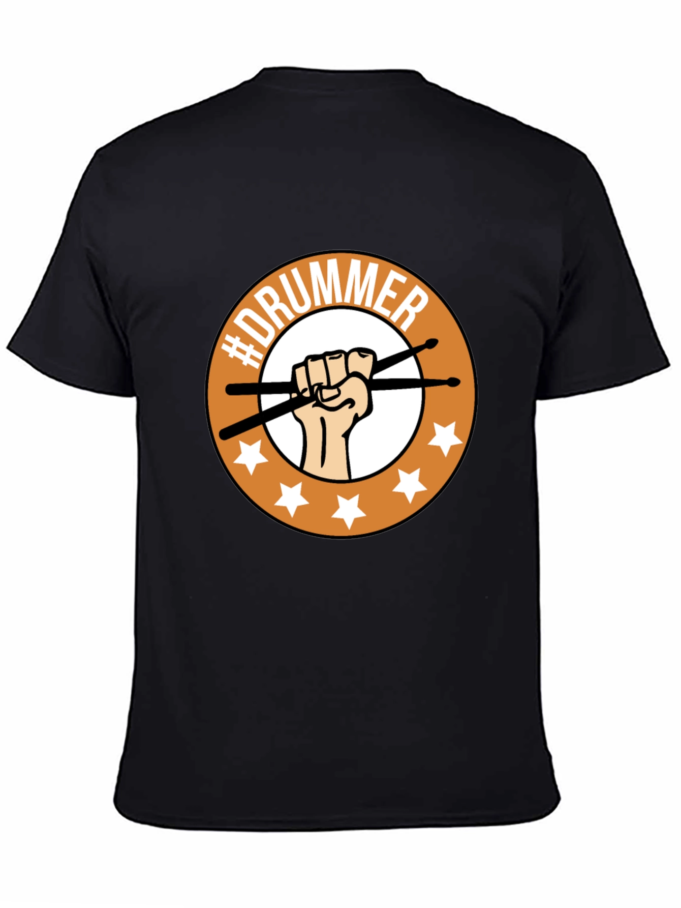 Drummer T-Shirt - Fist & Sticks Graphic Tee