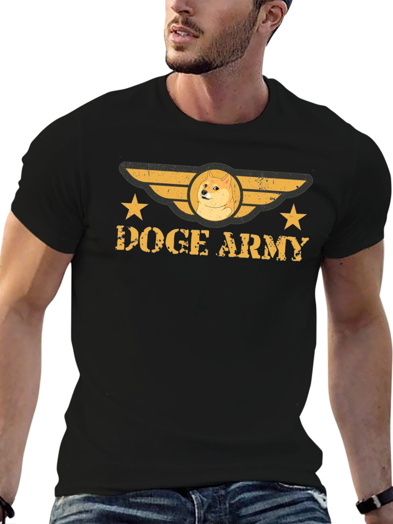 Doge Army Graphic Tee - Meme Crypto T-Shirt