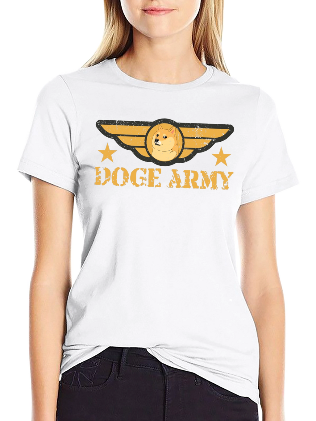 Doge Army Graphic Tee - Meme Crypto T-Shirt
