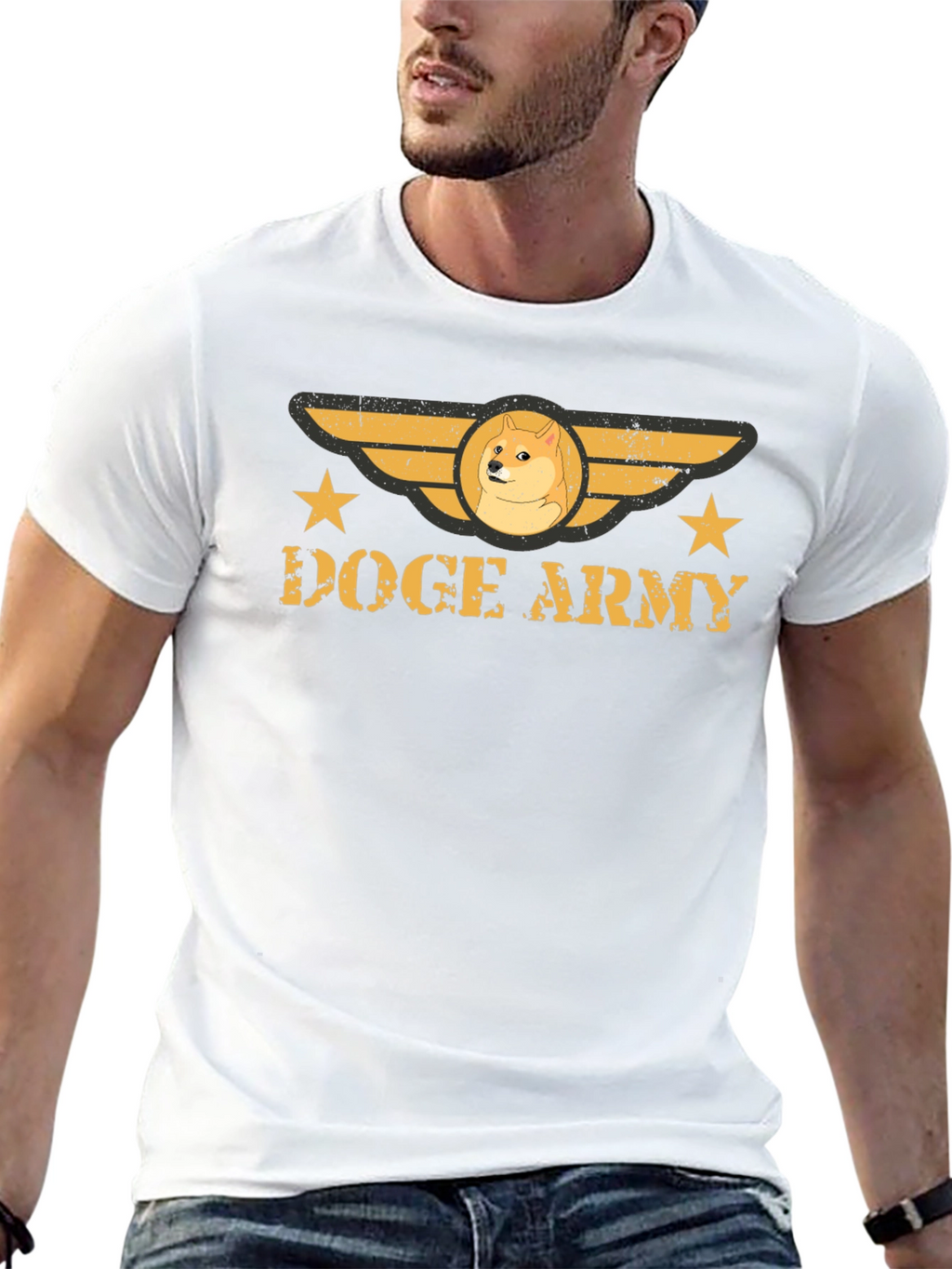 Doge Army Graphic Tee - Meme Crypto T-Shirt