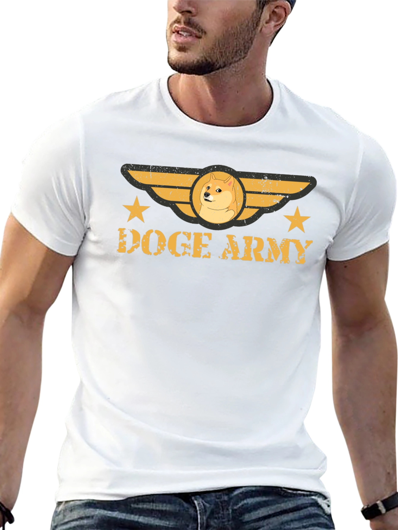 Doge Army Graphic Tee - Meme Crypto T-Shirt