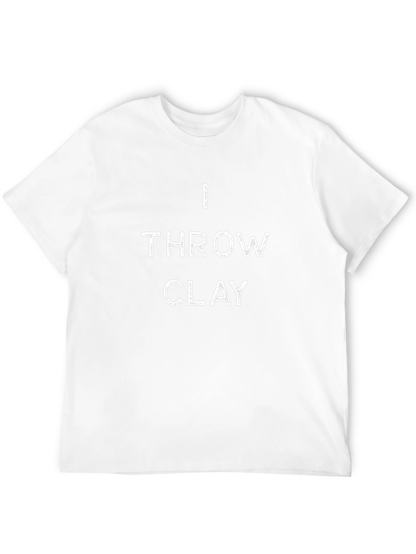 I Throw Clay Black T-Shirt