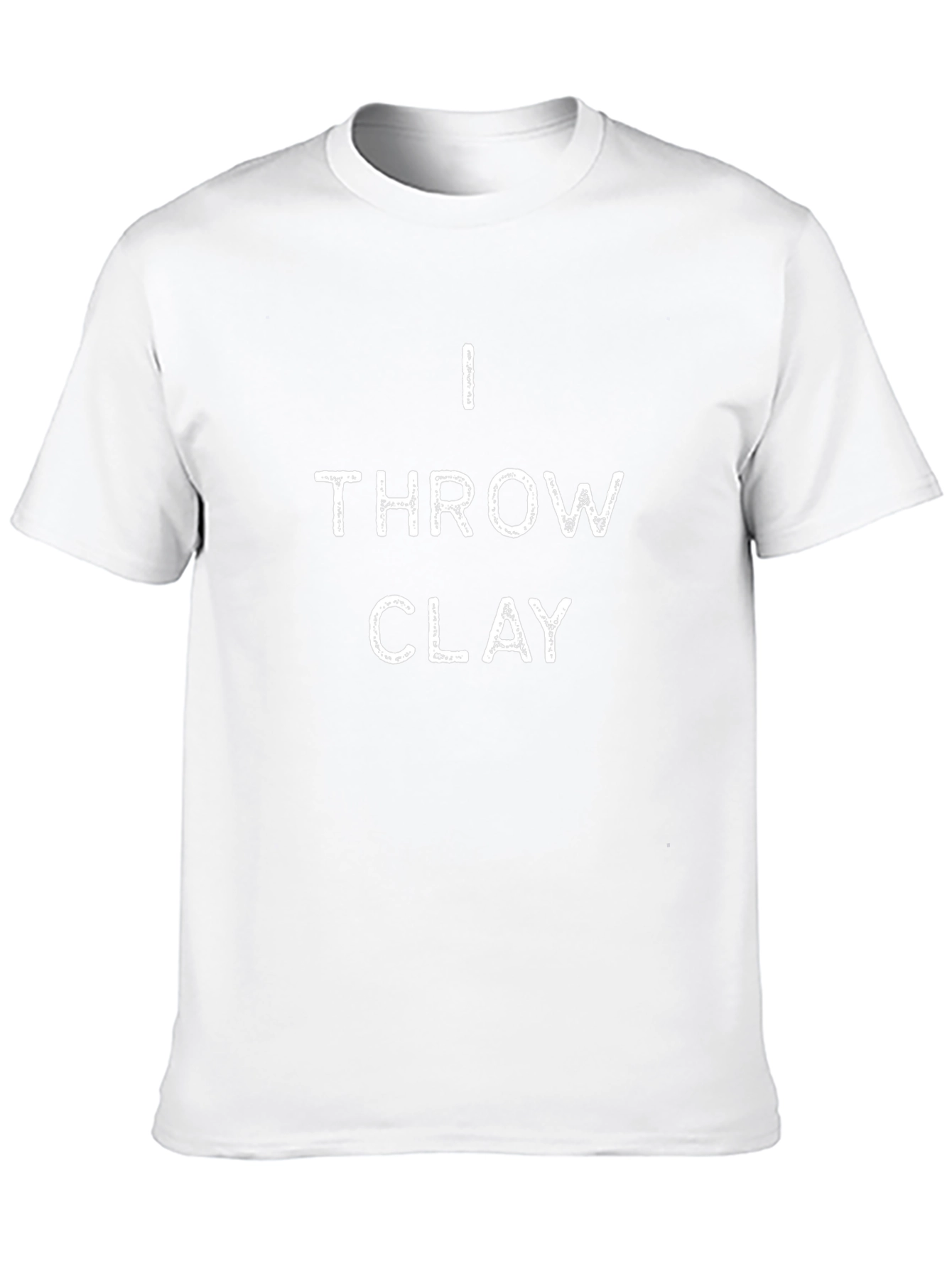 I Throw Clay Black T-Shirt