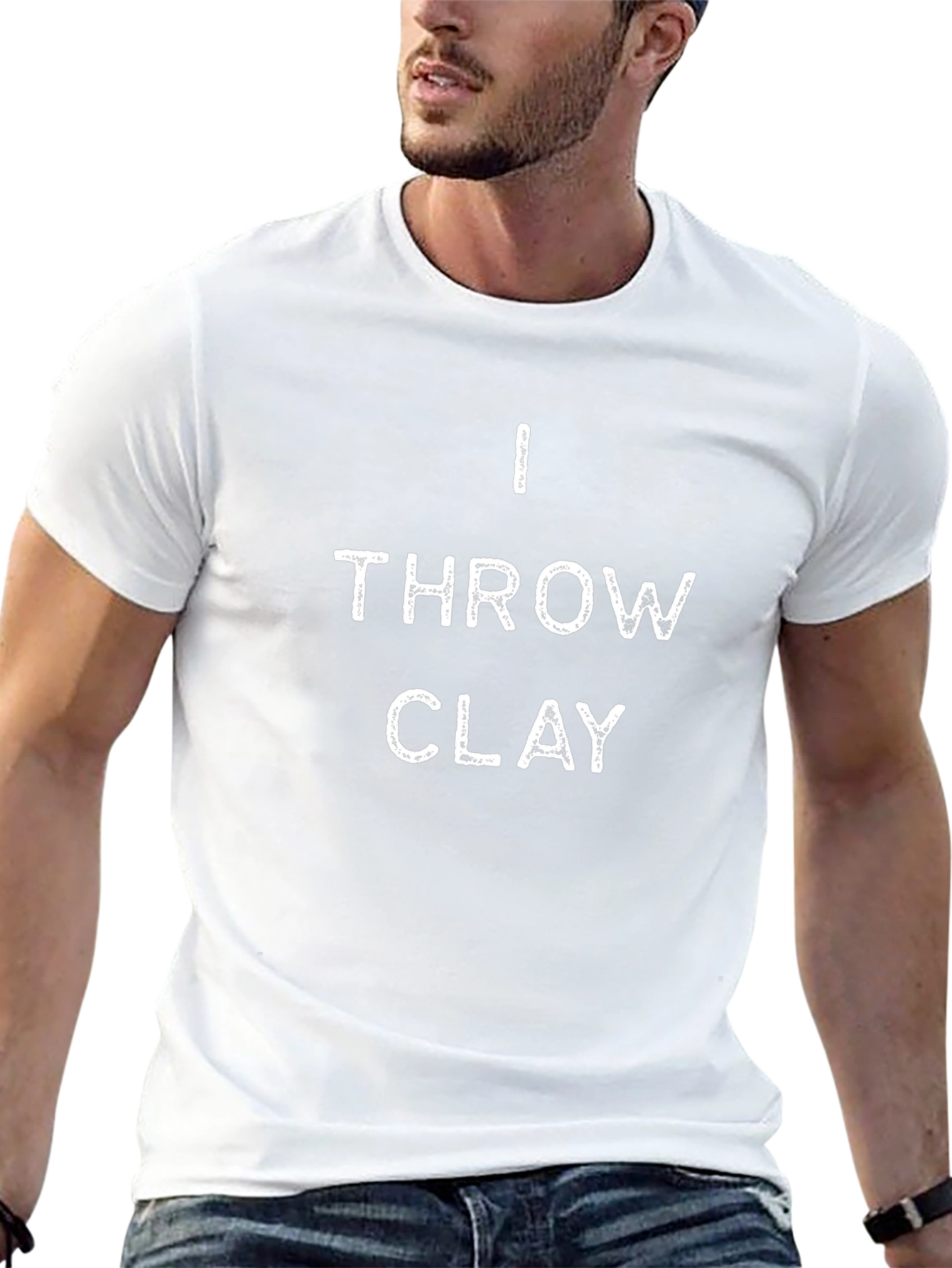 I Throw Clay Black T-Shirt