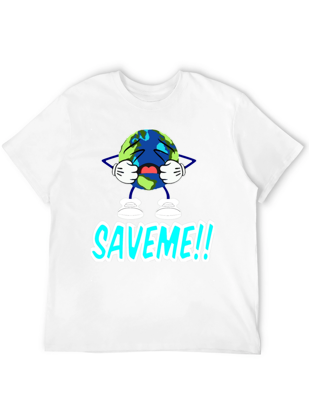 Save Me Graphic T-Shirt - Black